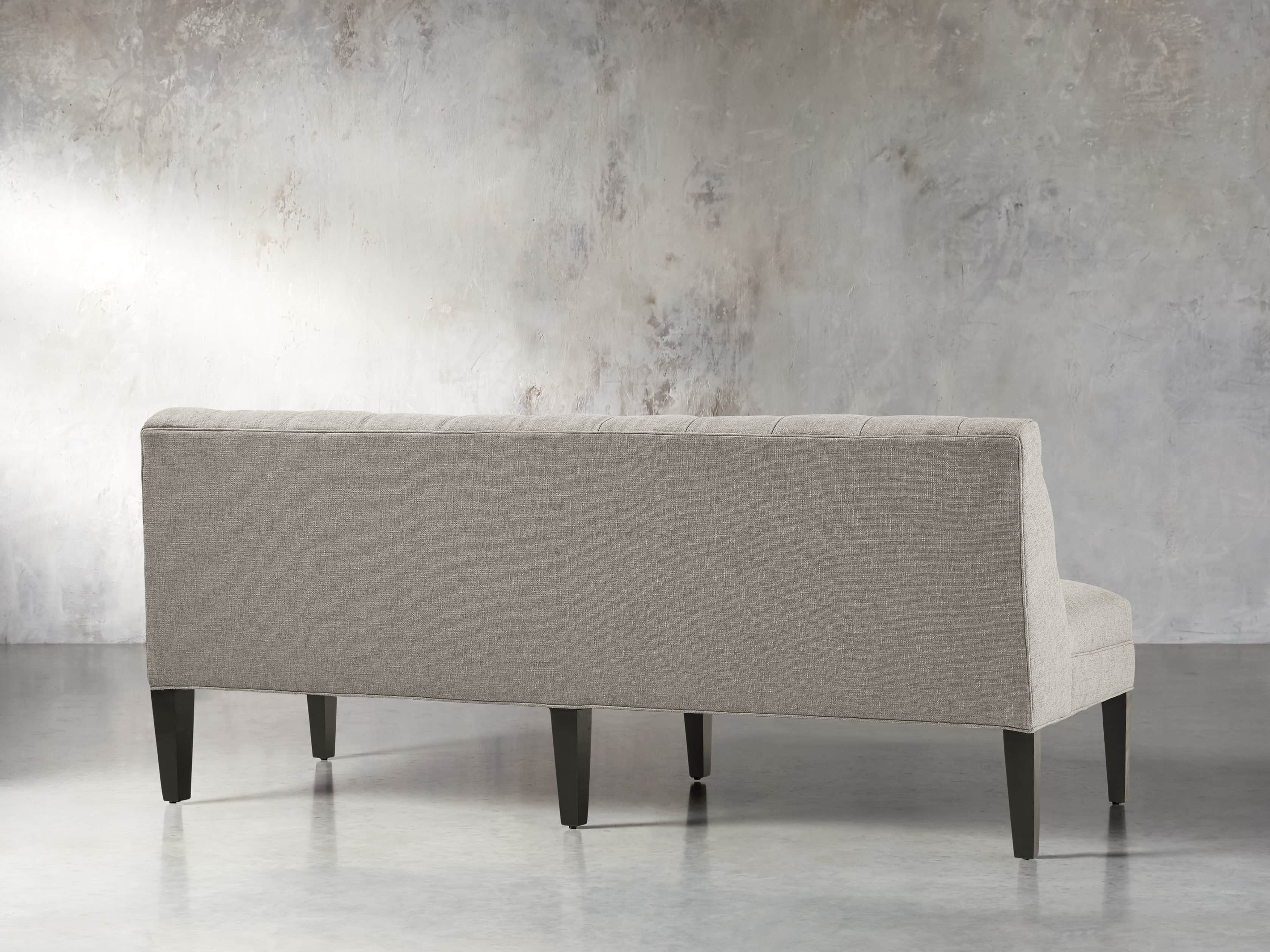 Eaton Upholstered 80" Tufted Settee
