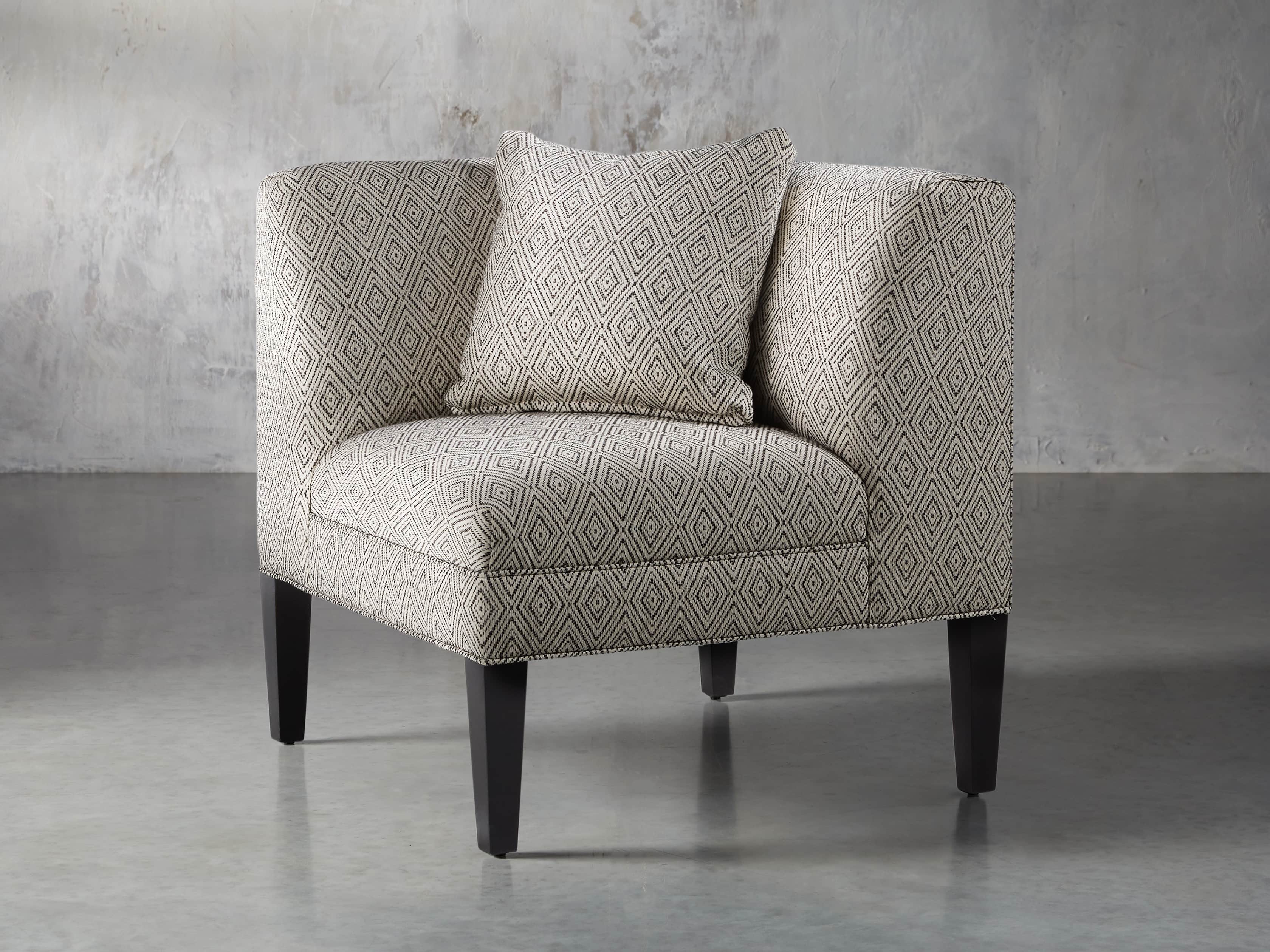 Eaton Upholstered 32" Non-Tufted Corner in Davos Night, slide 1 of 6