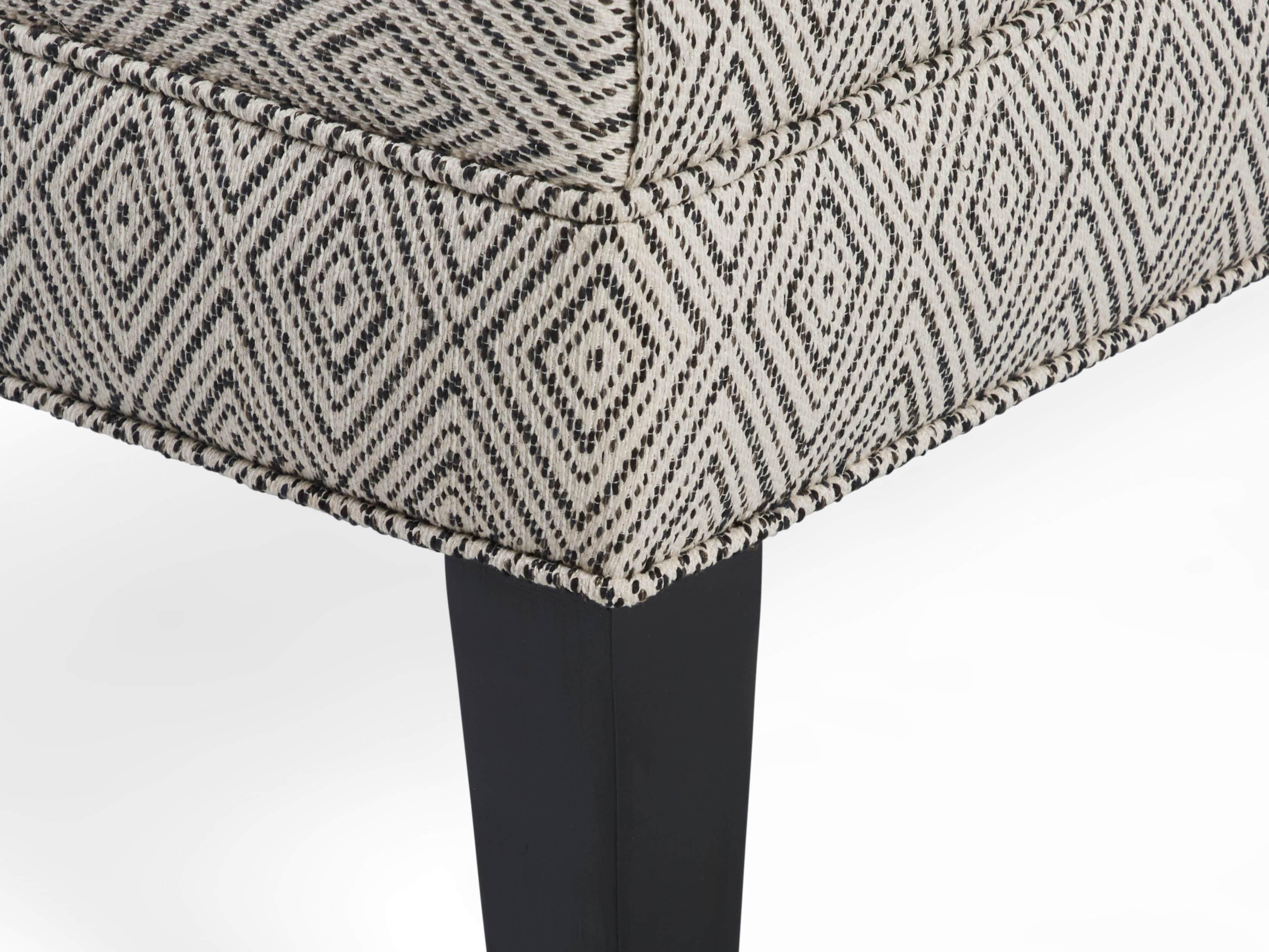 Eaton Upholstered 109" Non-Tufted Banquette in Davos Night, slide 3 of 4