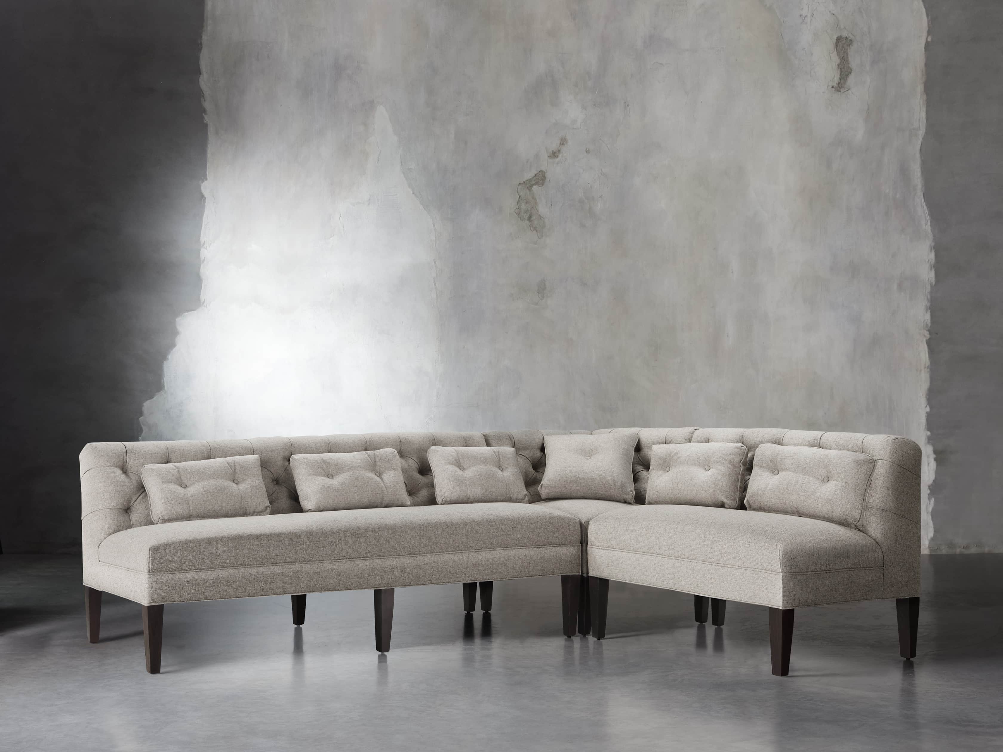 Eaton Upholstered 112" Tufted Banquette