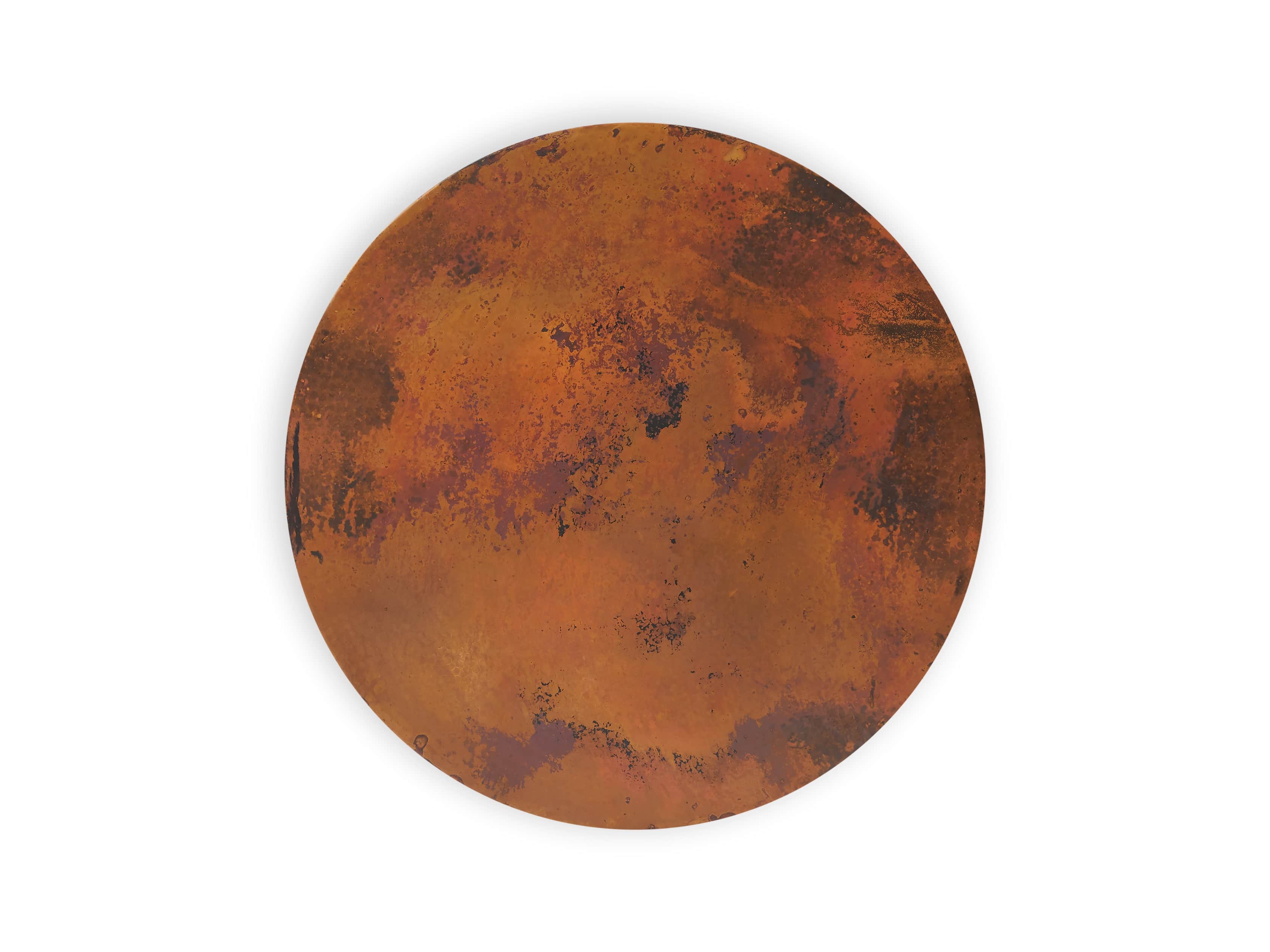 Edison 36" Round Copper Table Top With Small Edison Base, slide 2 of 4