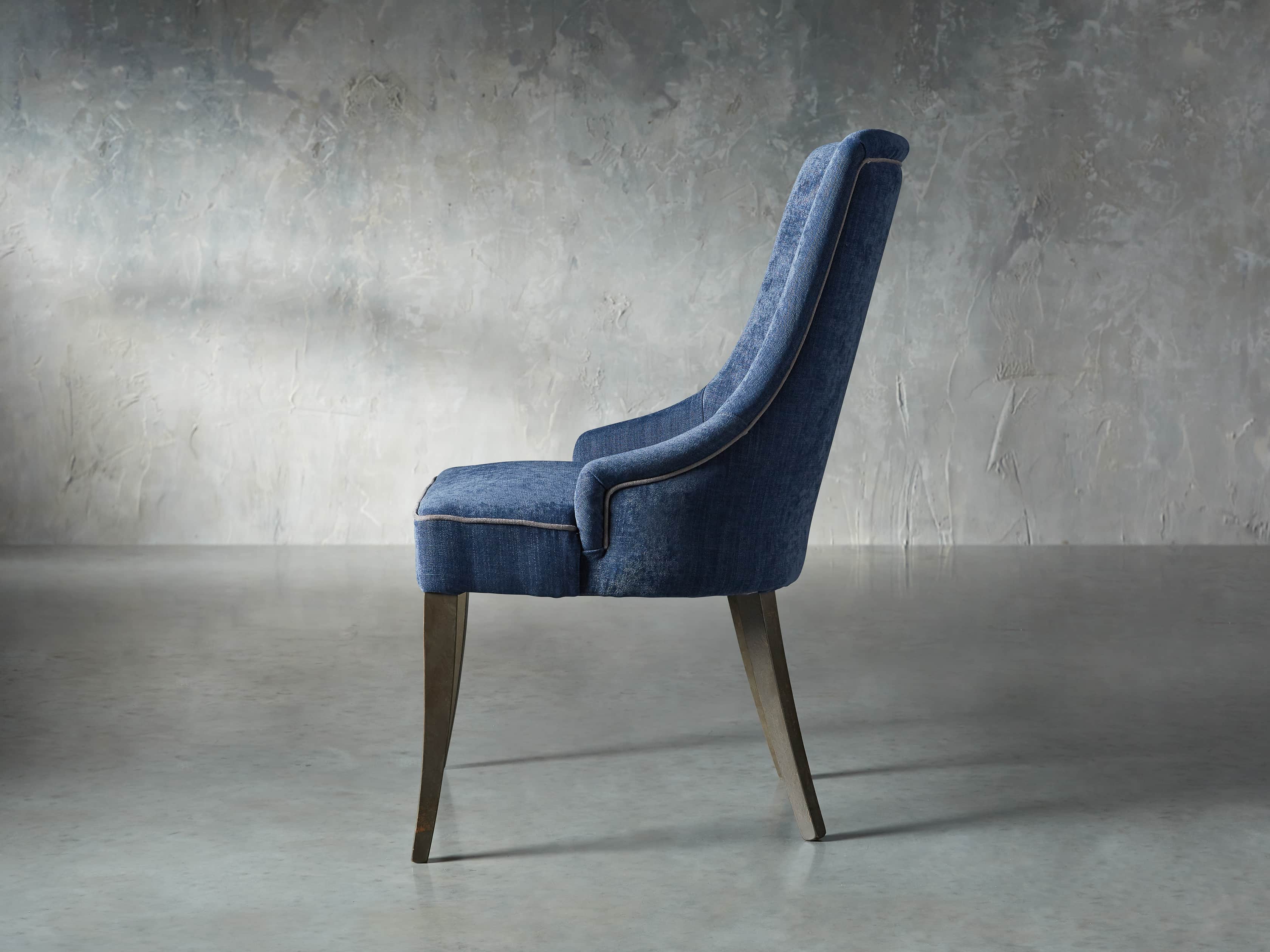 Elisa Dining Chair in Indaco Blue, slide 3 of 7