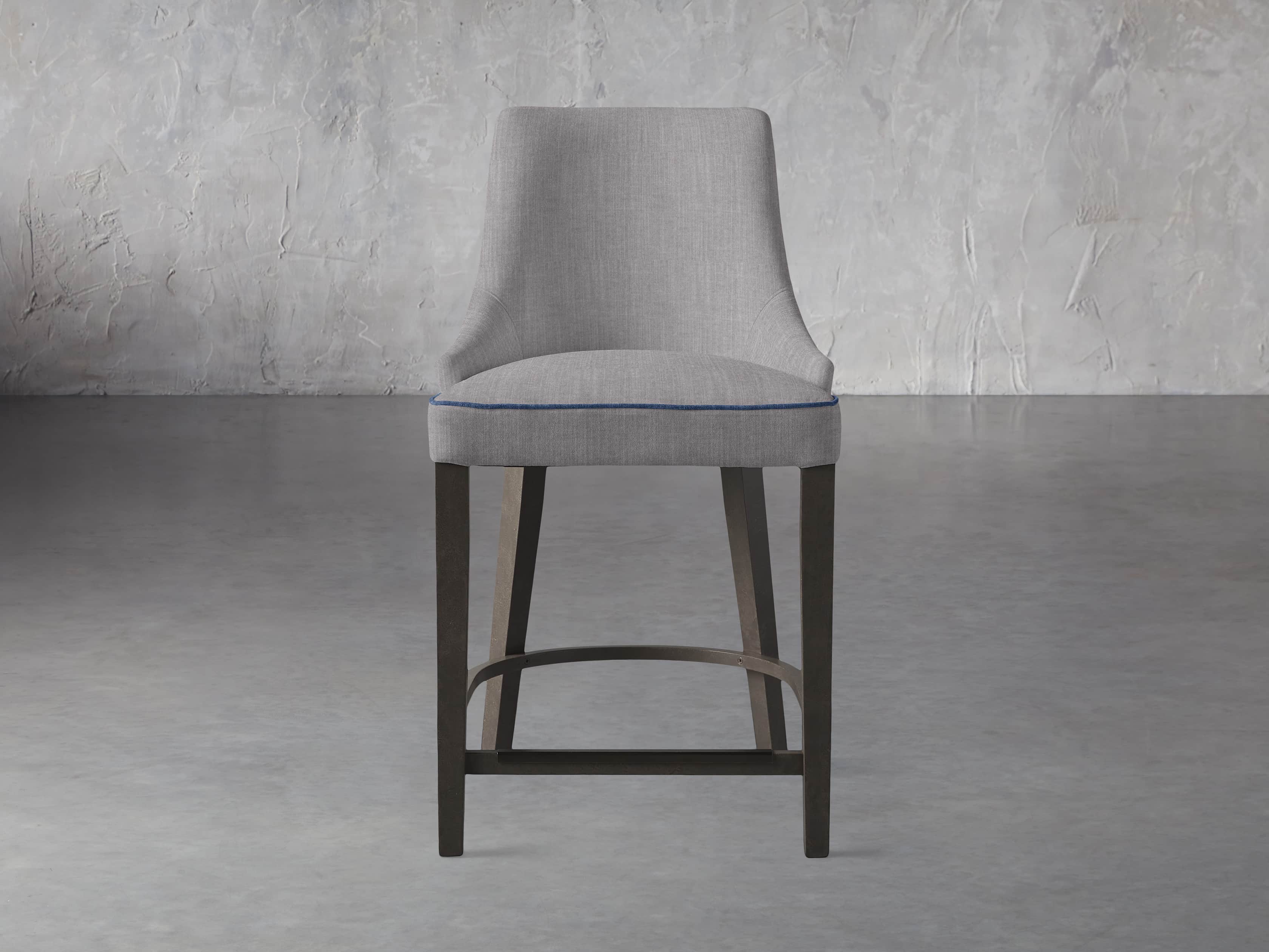 Elisa Counter Stool in Carbone Fog, slide 1 of 2