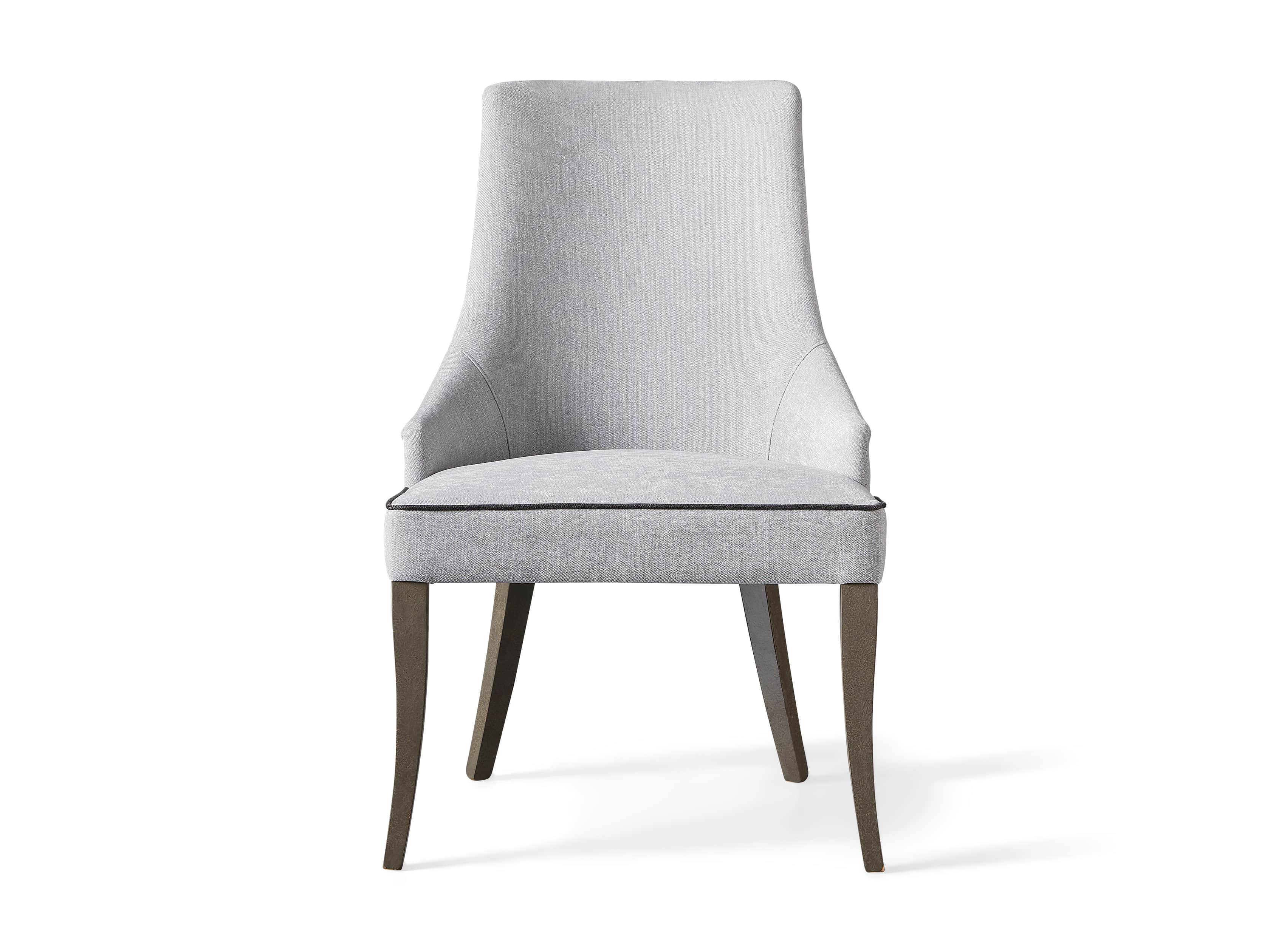 Elisa Upholstered 23" Dining Chair in Colomba Grey, slide 6 of 7