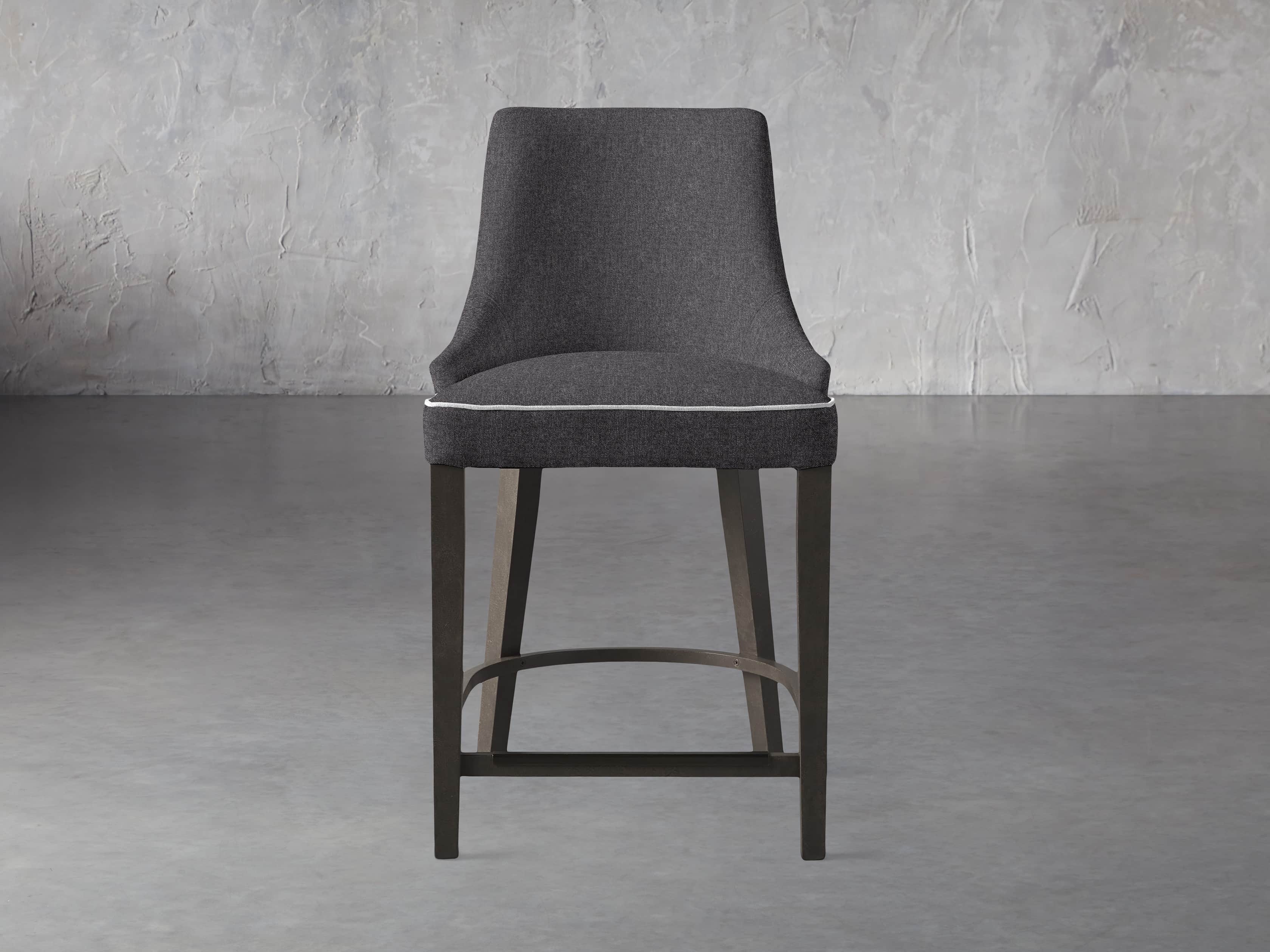 Elisa Counter Stool in Pietra Night, slide 1 of 2