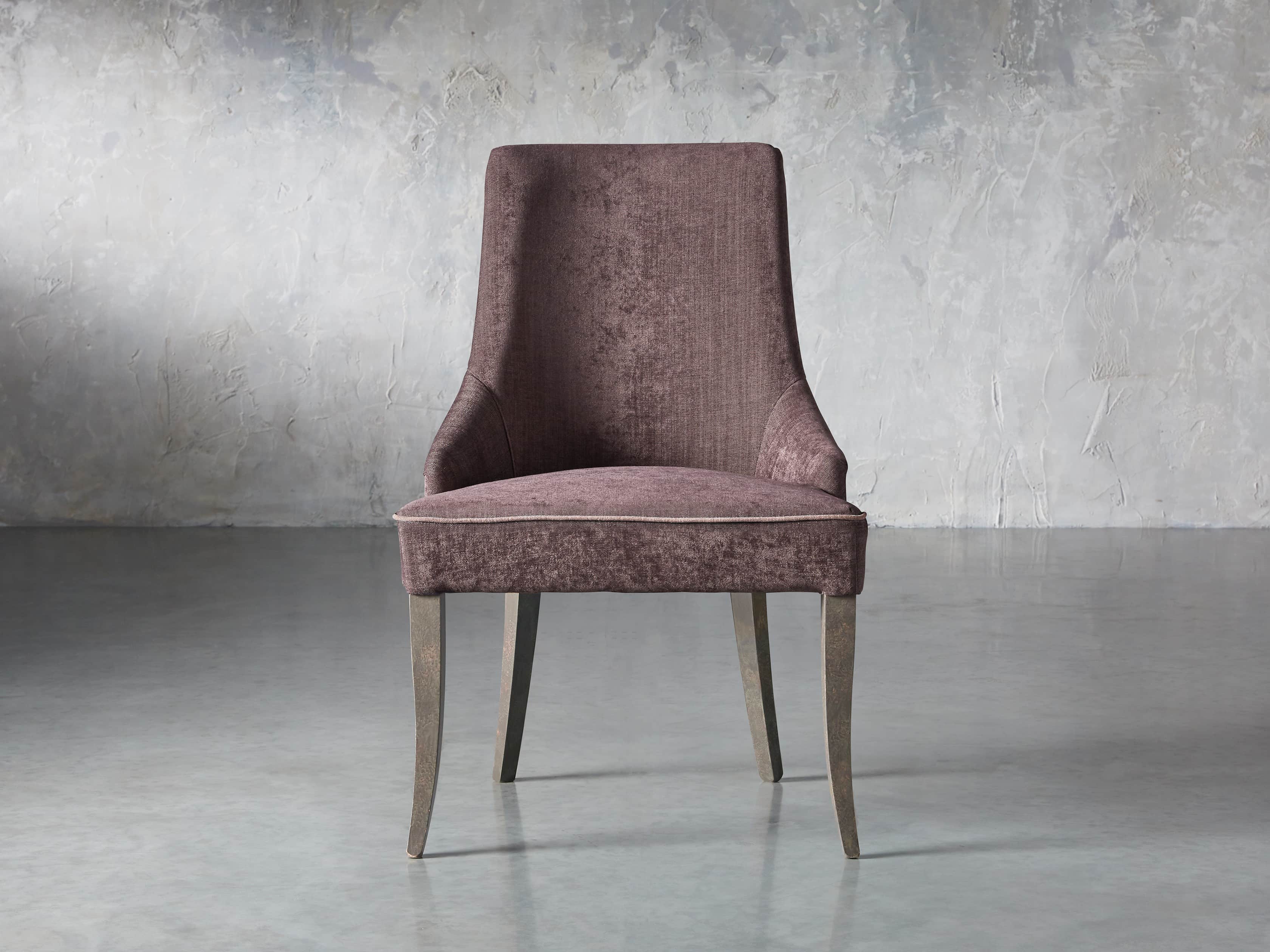 Elisa 24" Dining Chair in Viola Plum
