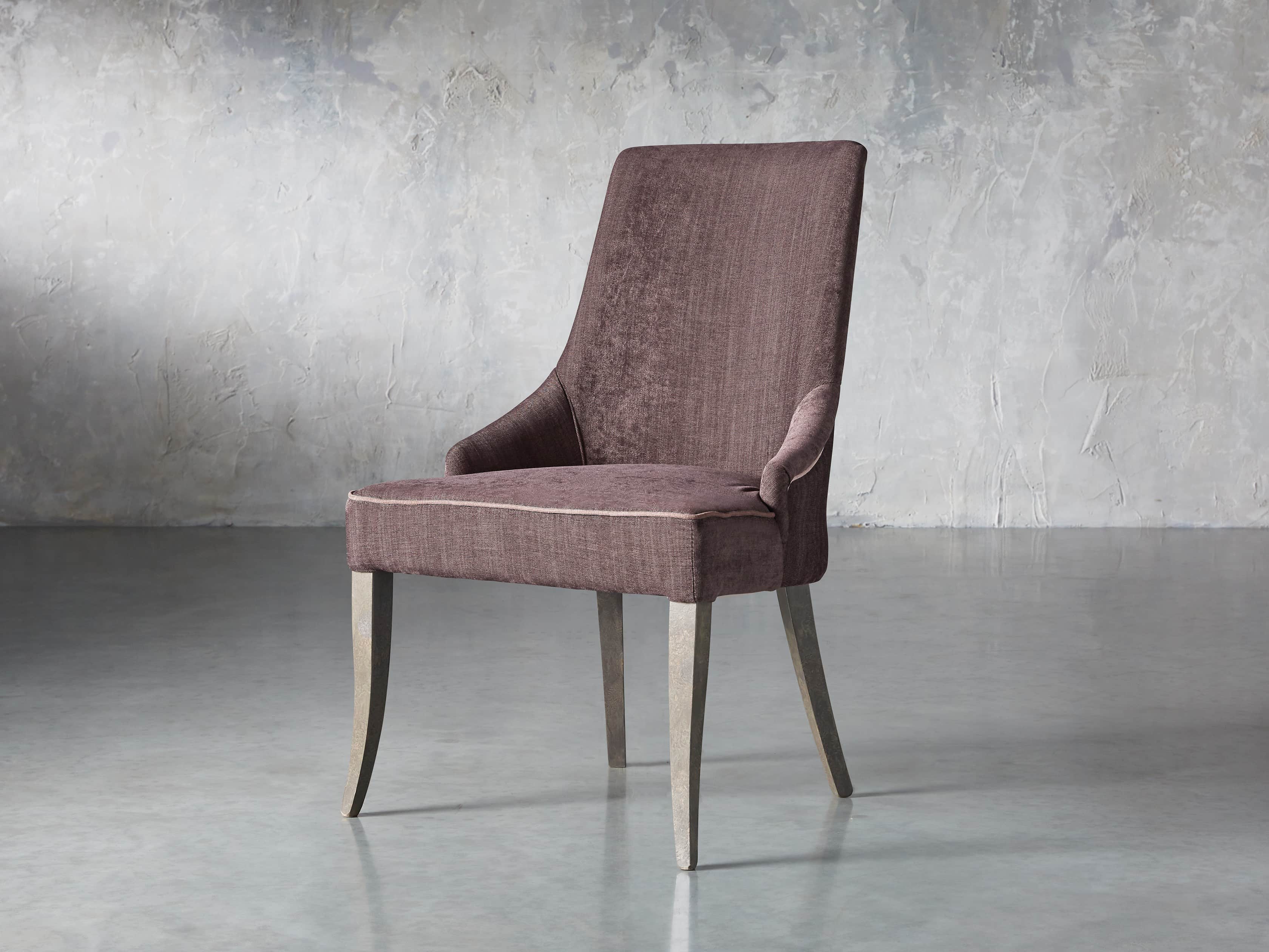 Elisa 24" Dining Chair in Viola Plum