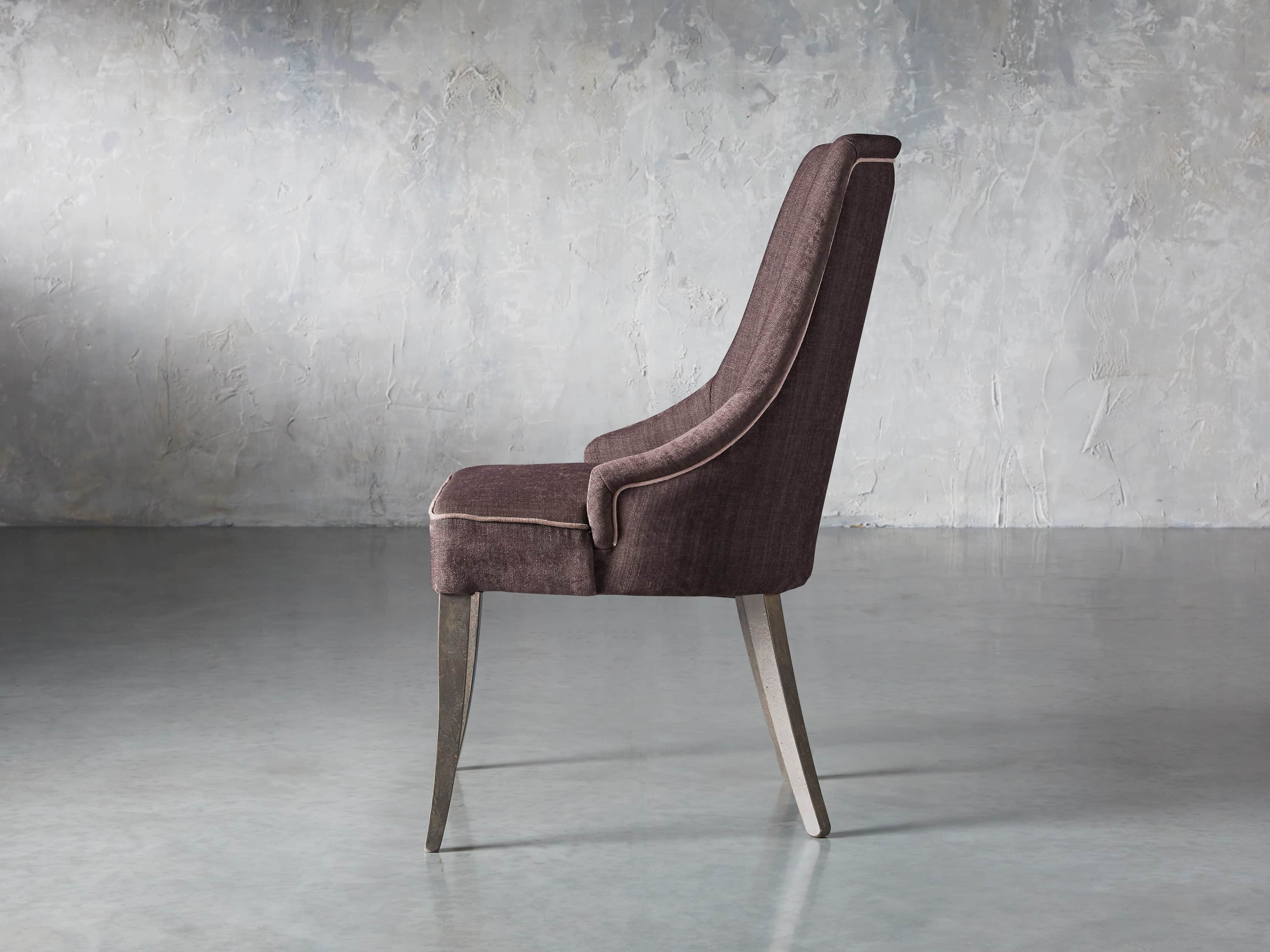 Elisa 24" Dining Chair in Viola Plum