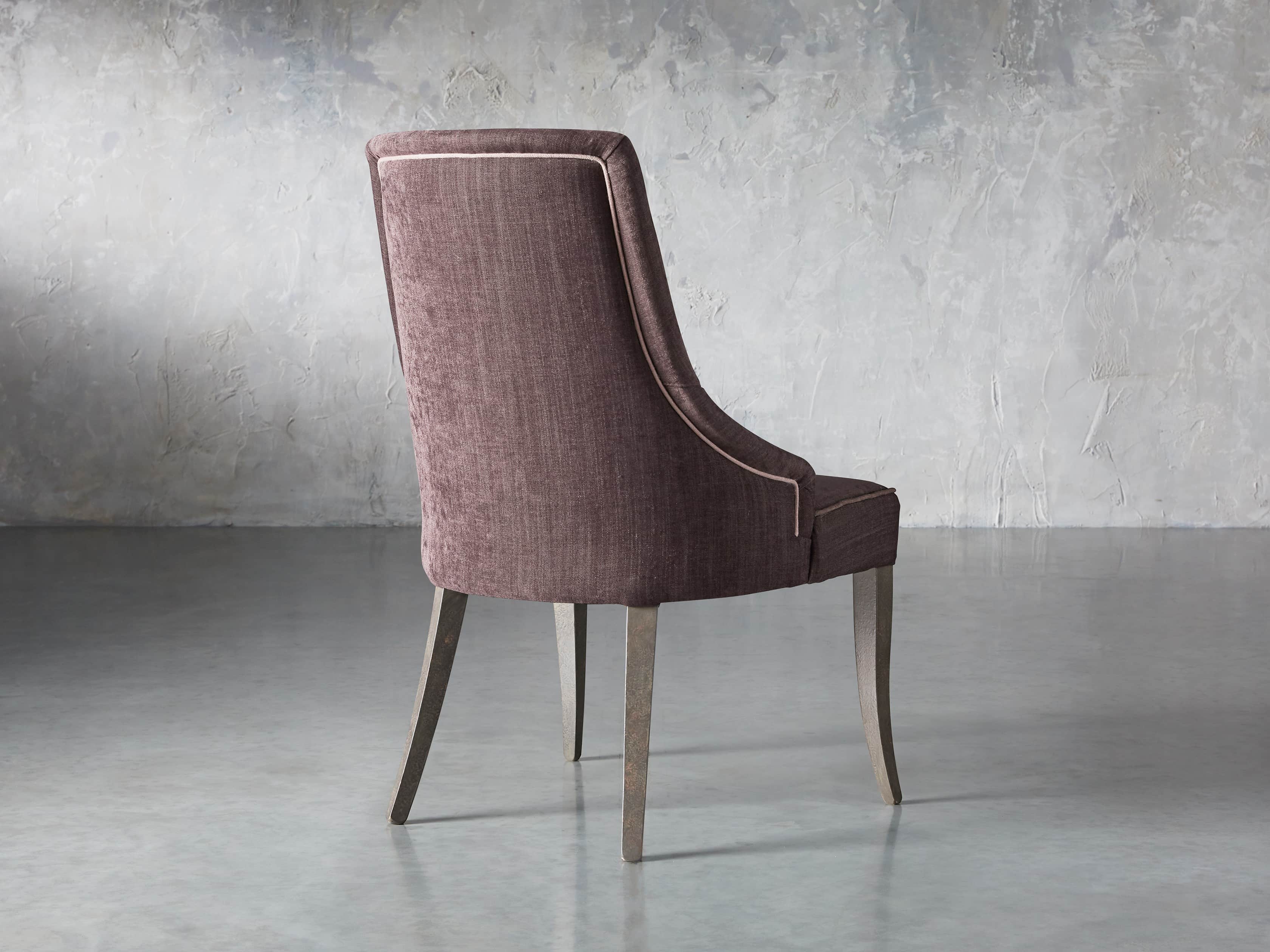 Elisa 24" Dining Chair in Viola Plum