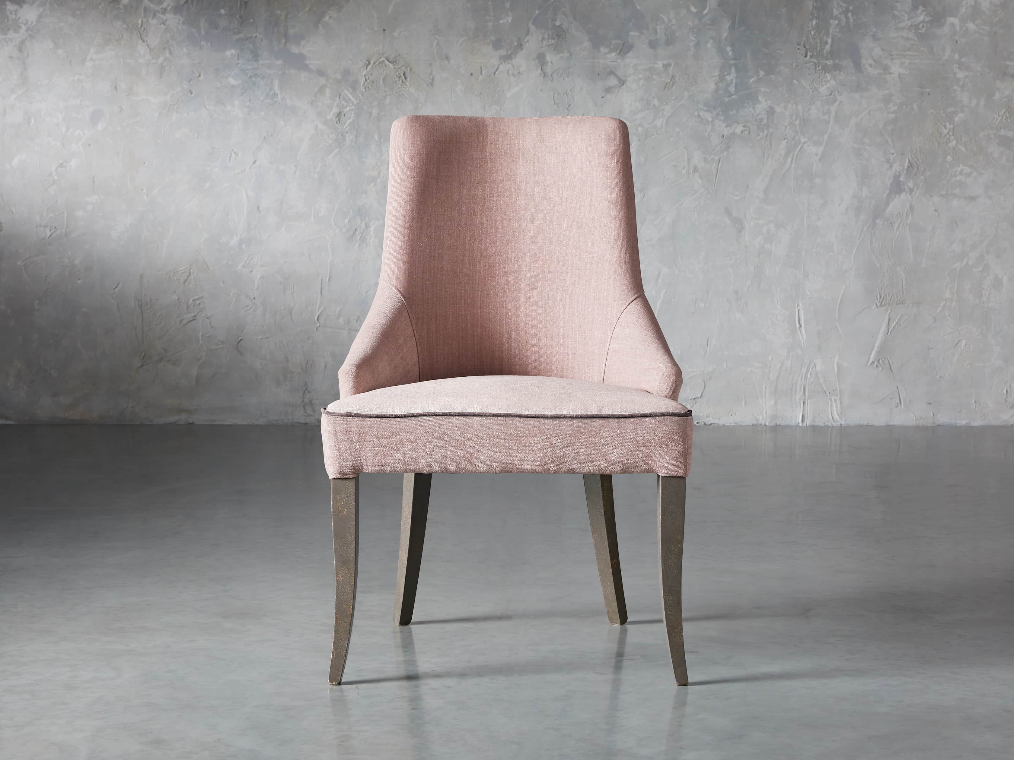 Elisa 24" Dining Chair in Rosa Blush