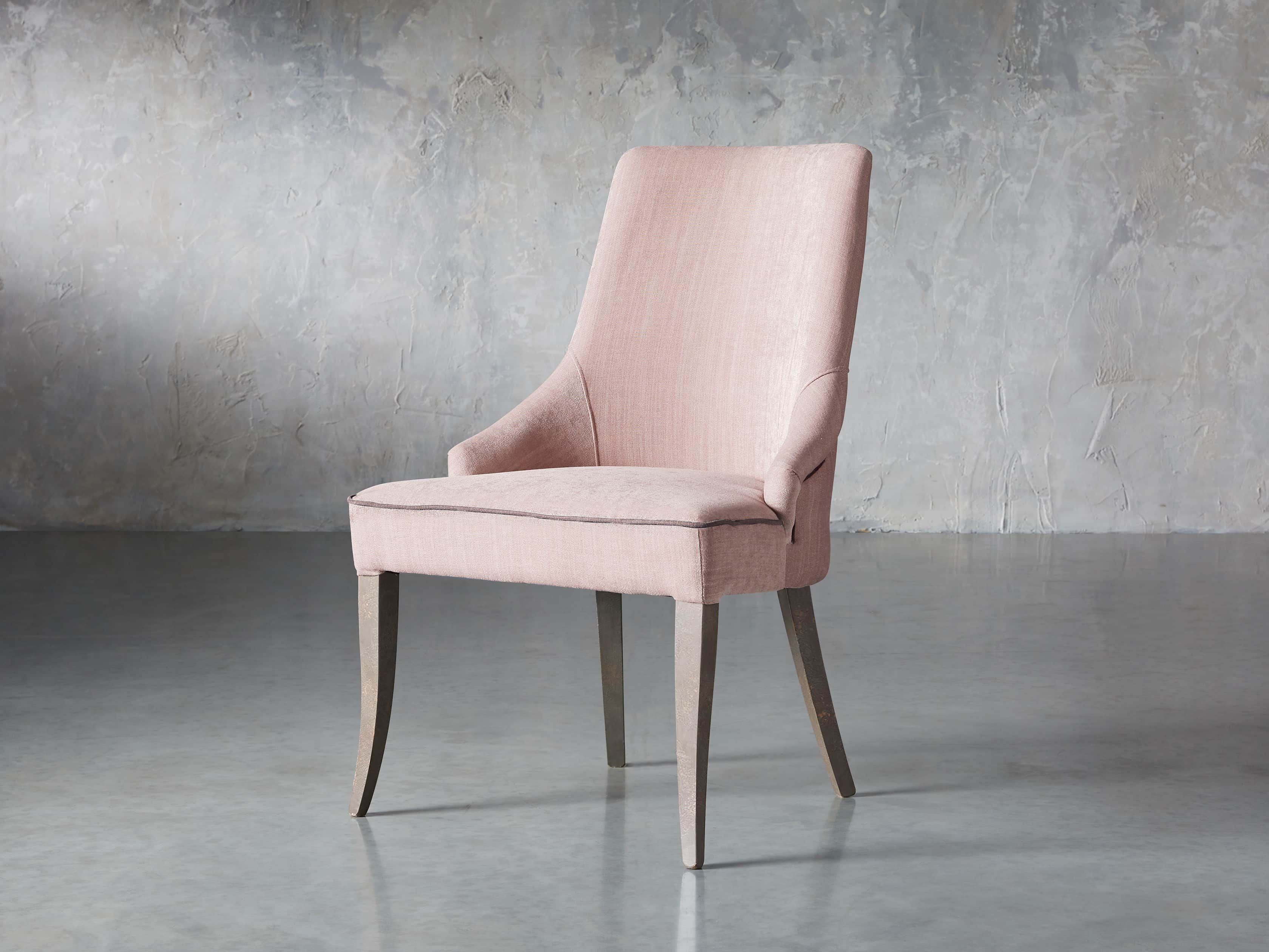 Elisa 24" Dining Chair in Rosa Blush