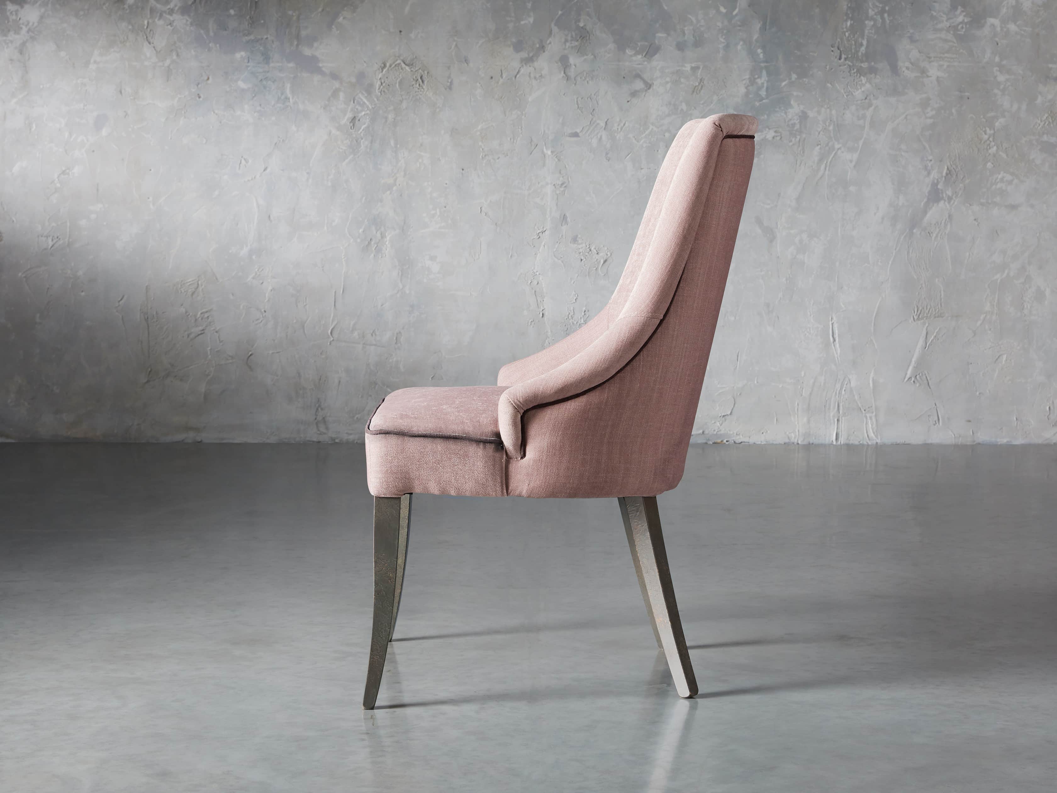 Elisa 24" Dining Chair in Rosa Blush