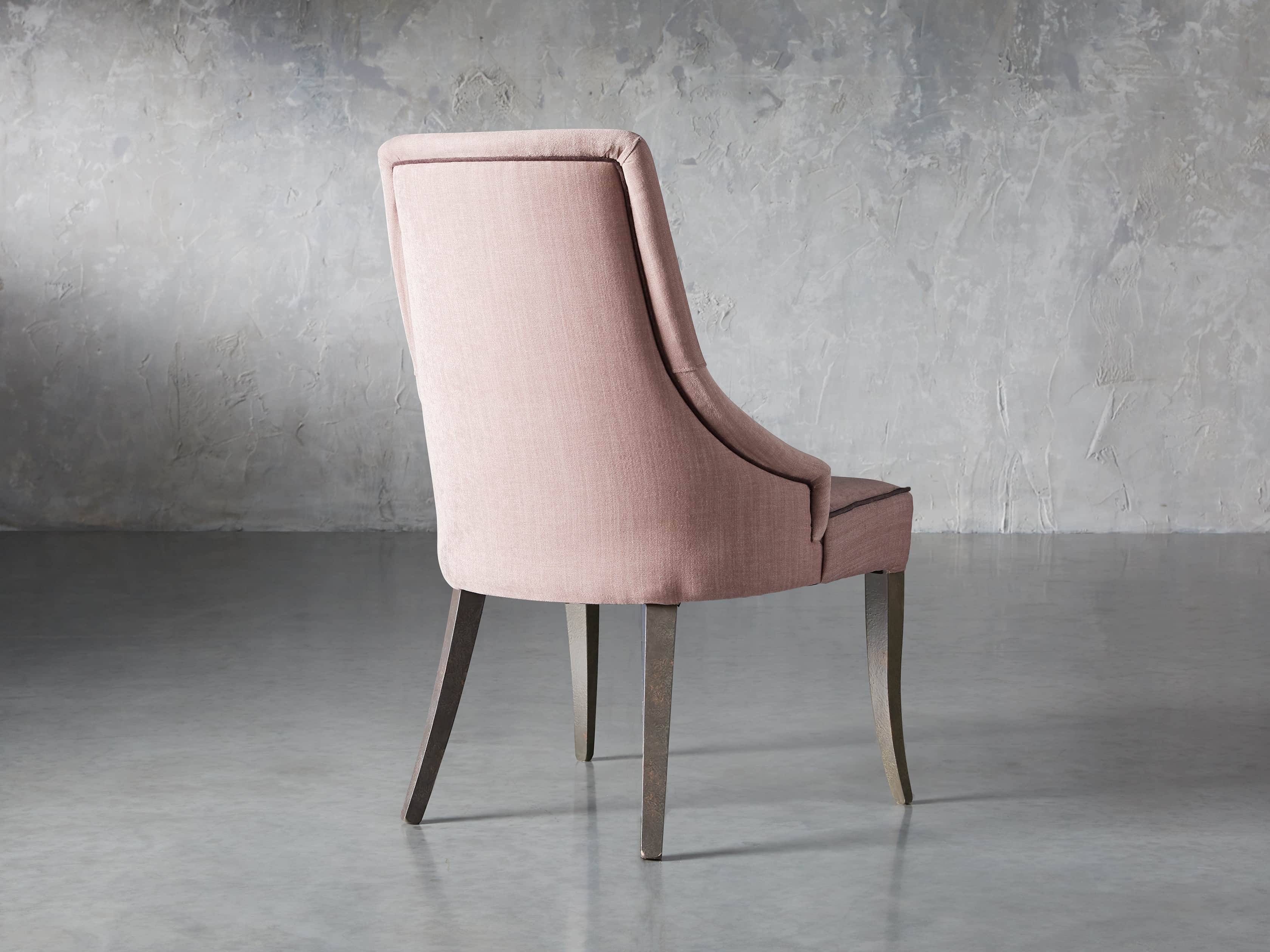 Elisa 24" Dining Chair in Rosa Blush