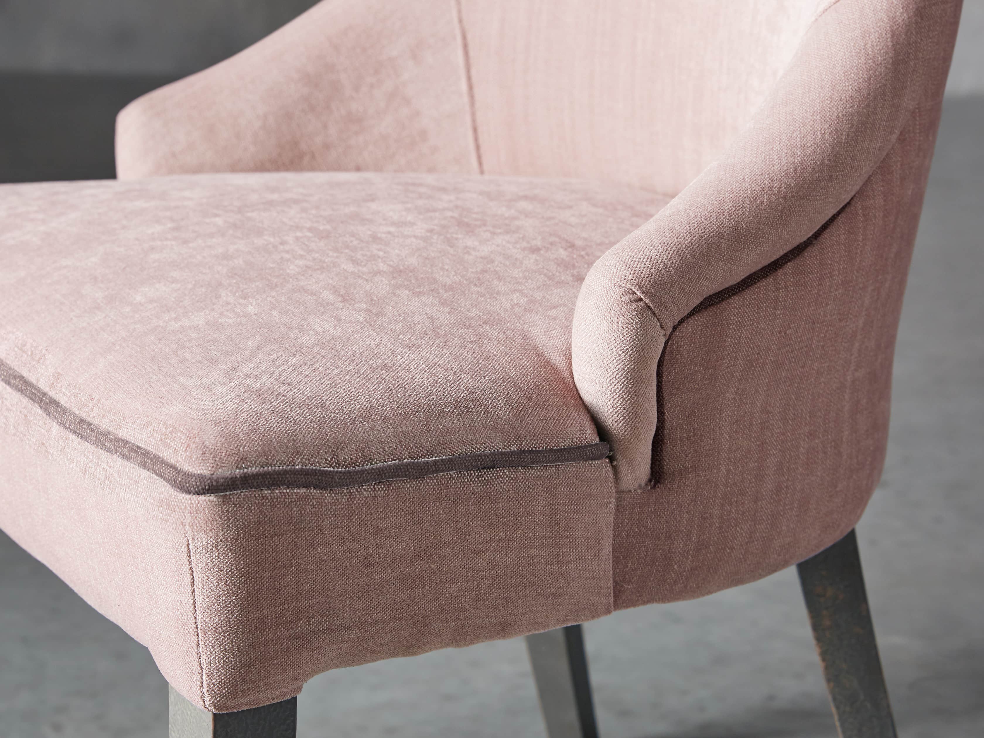 Elisa 24" Dining Chair in Rosa Blush