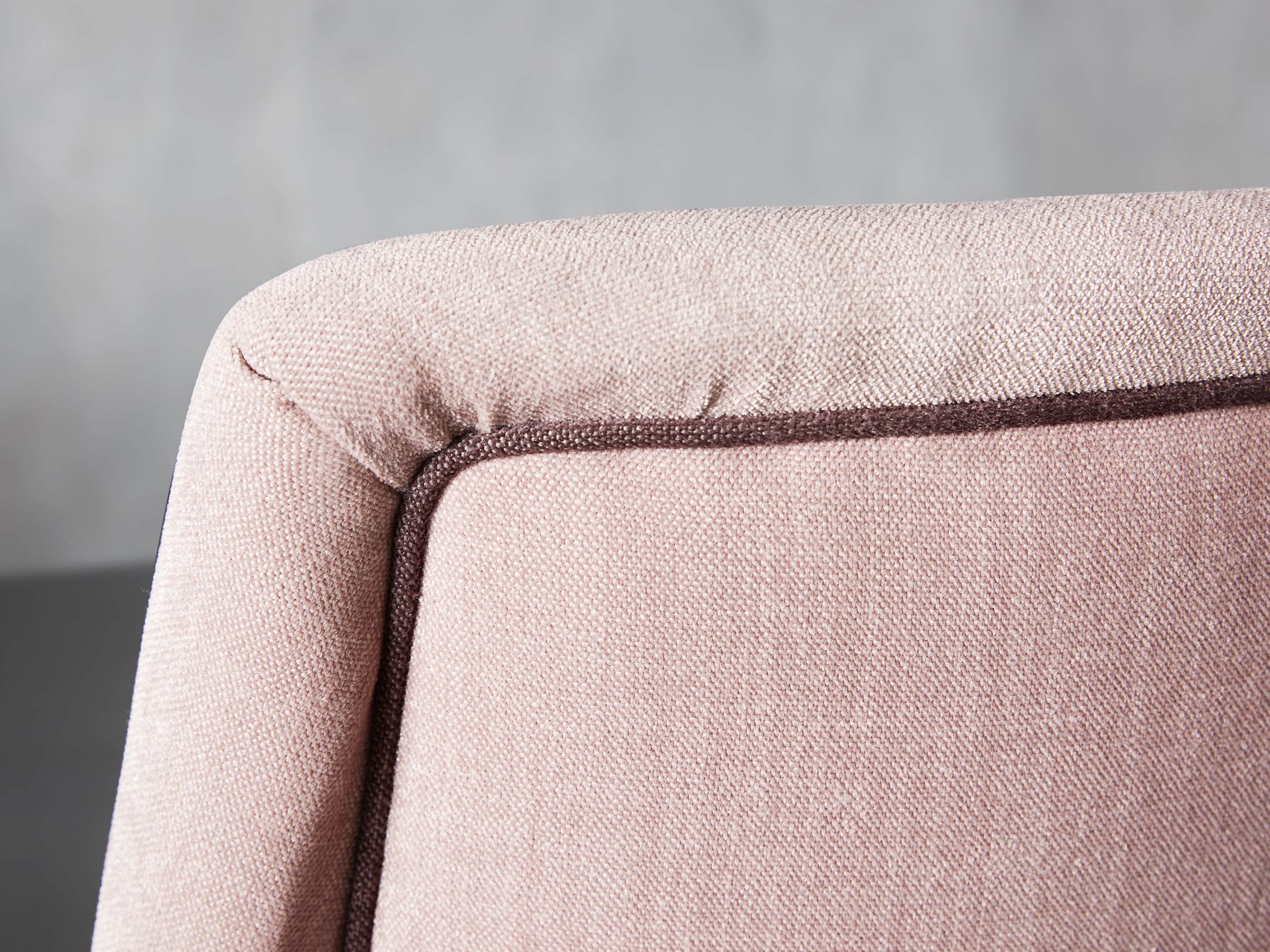 Elisa 24" Dining Chair in Rosa Blush