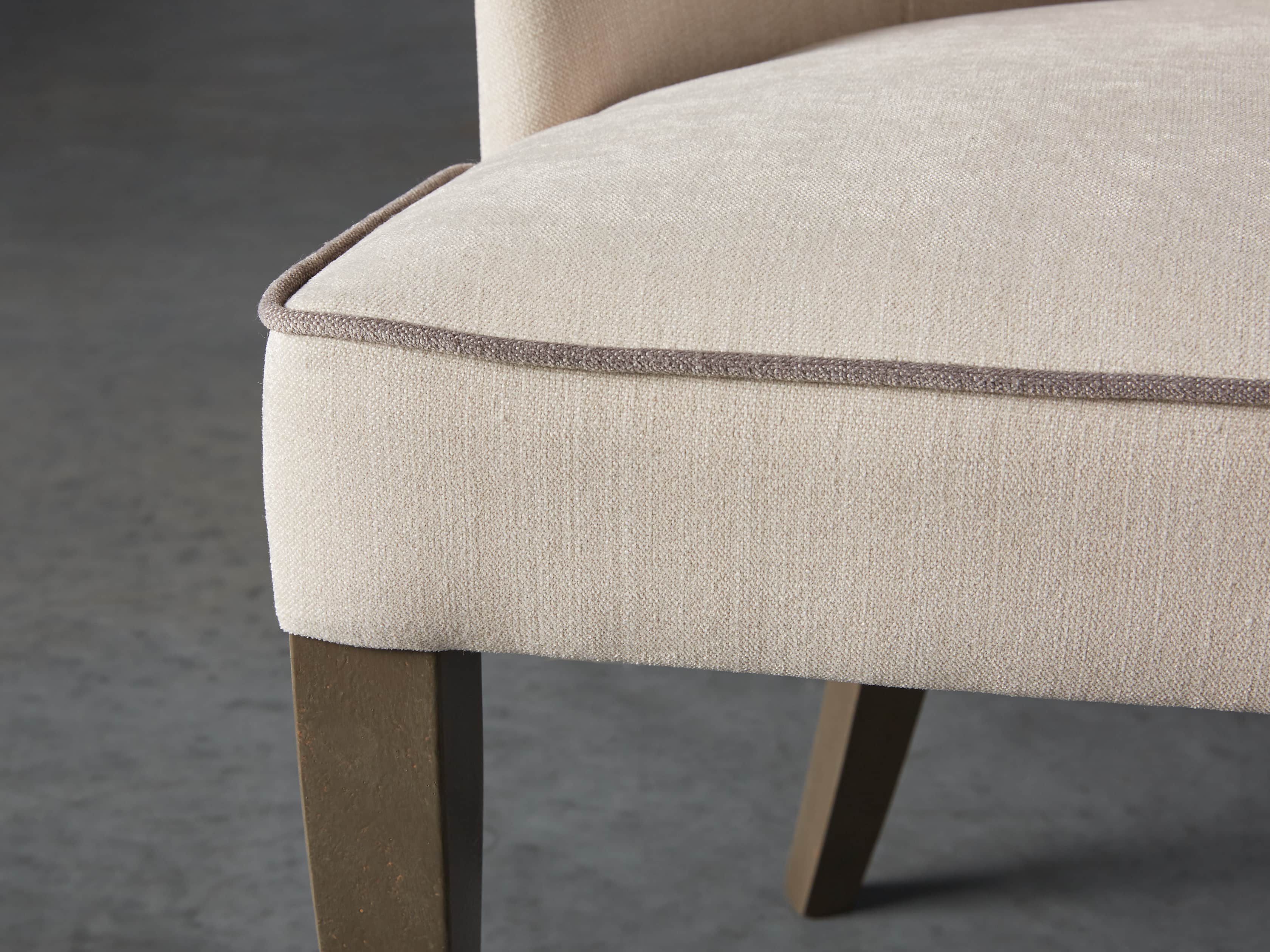 Elisa Dining Chair in Crema Sand, slide 6 of 8