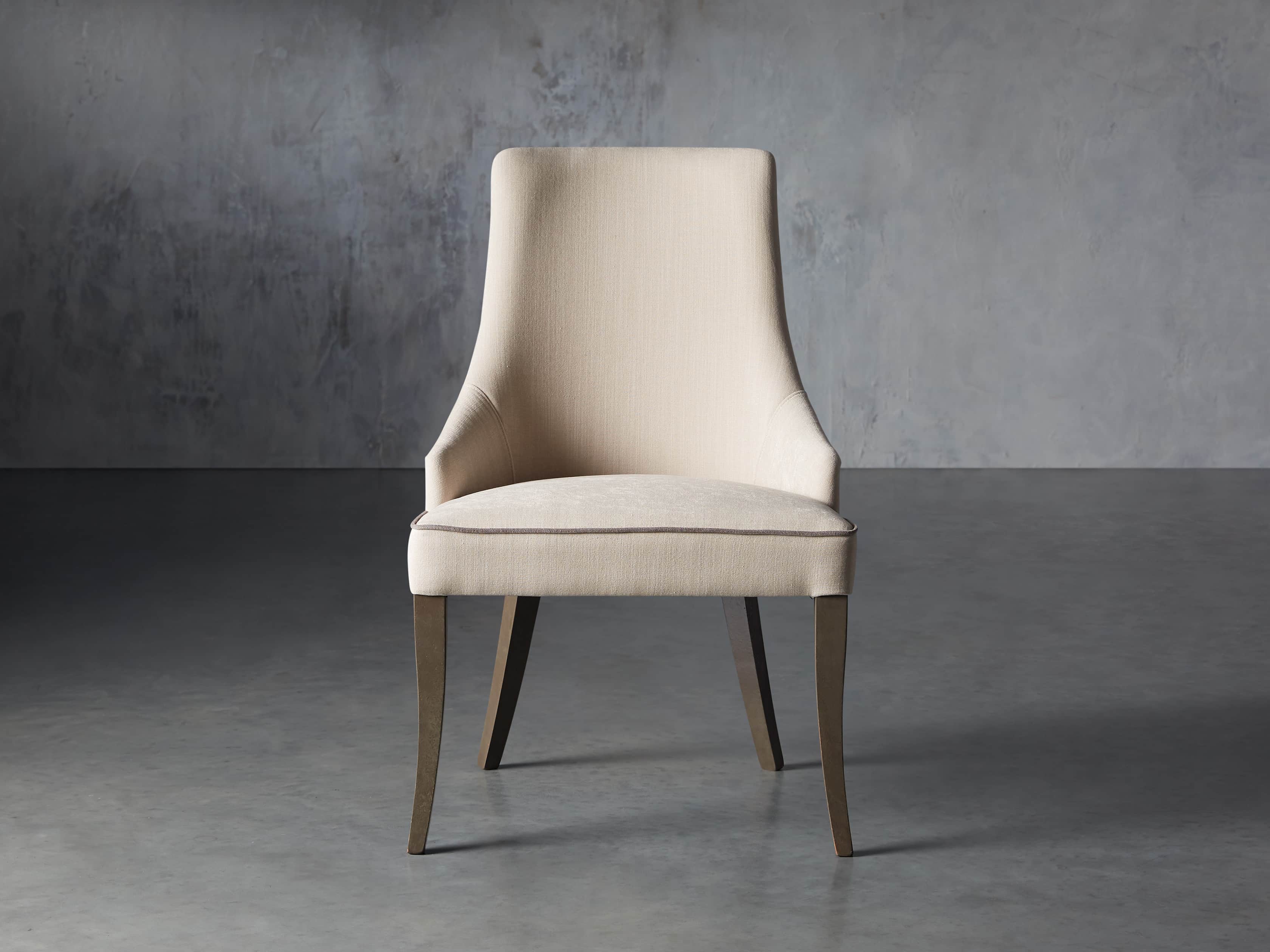 Elisa Dining Chair in Crema Sand, slide 1 of 8