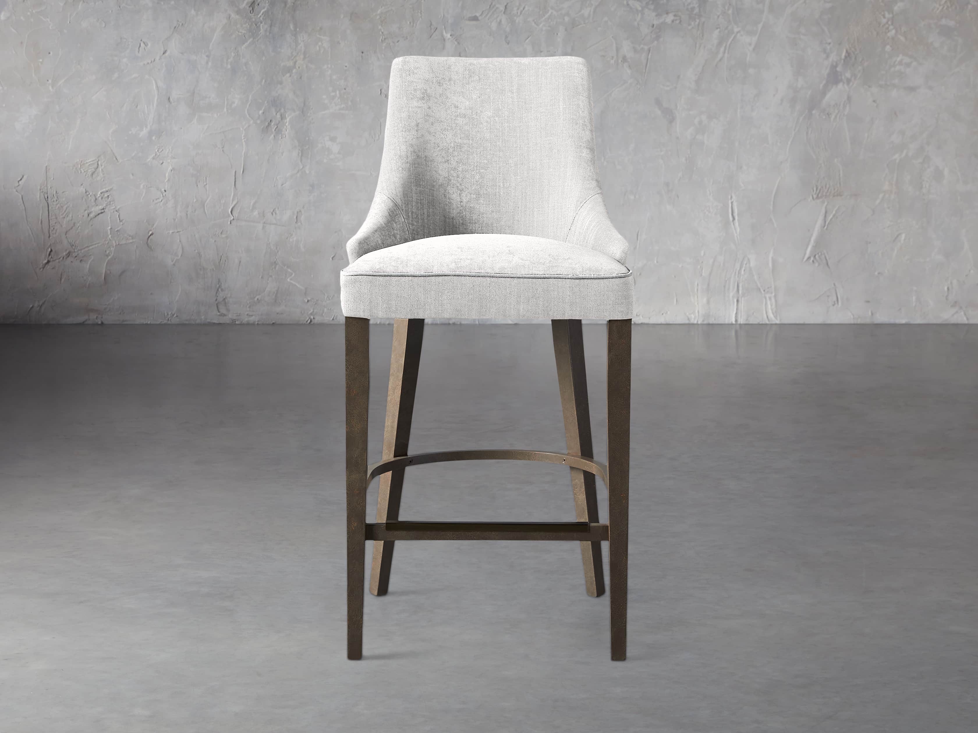 Elisa Barstool in Leggera Snow, slide 1 of 2