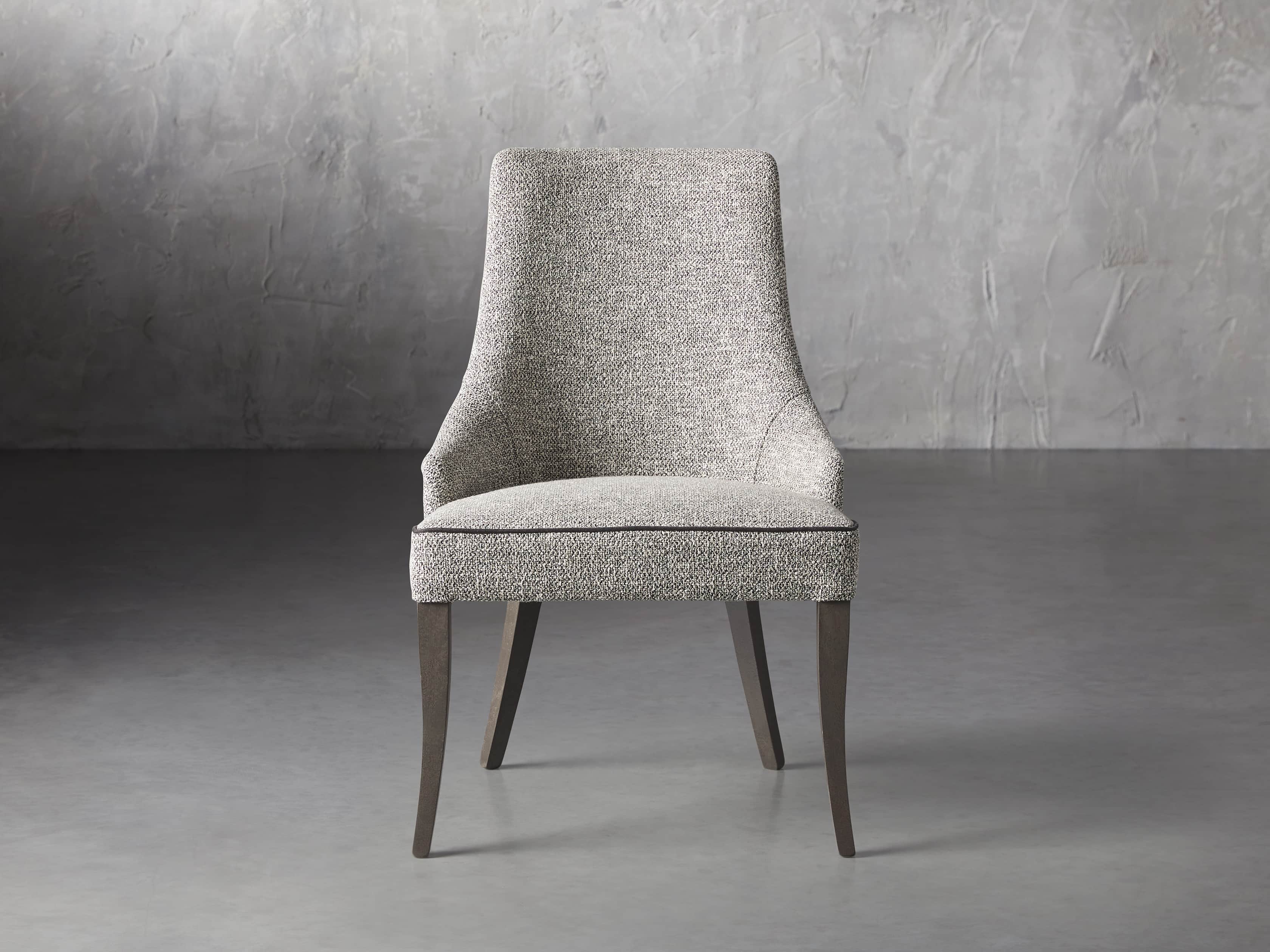 Elisa 23" Dining Chair in Funky Grey, slide 2 of 8