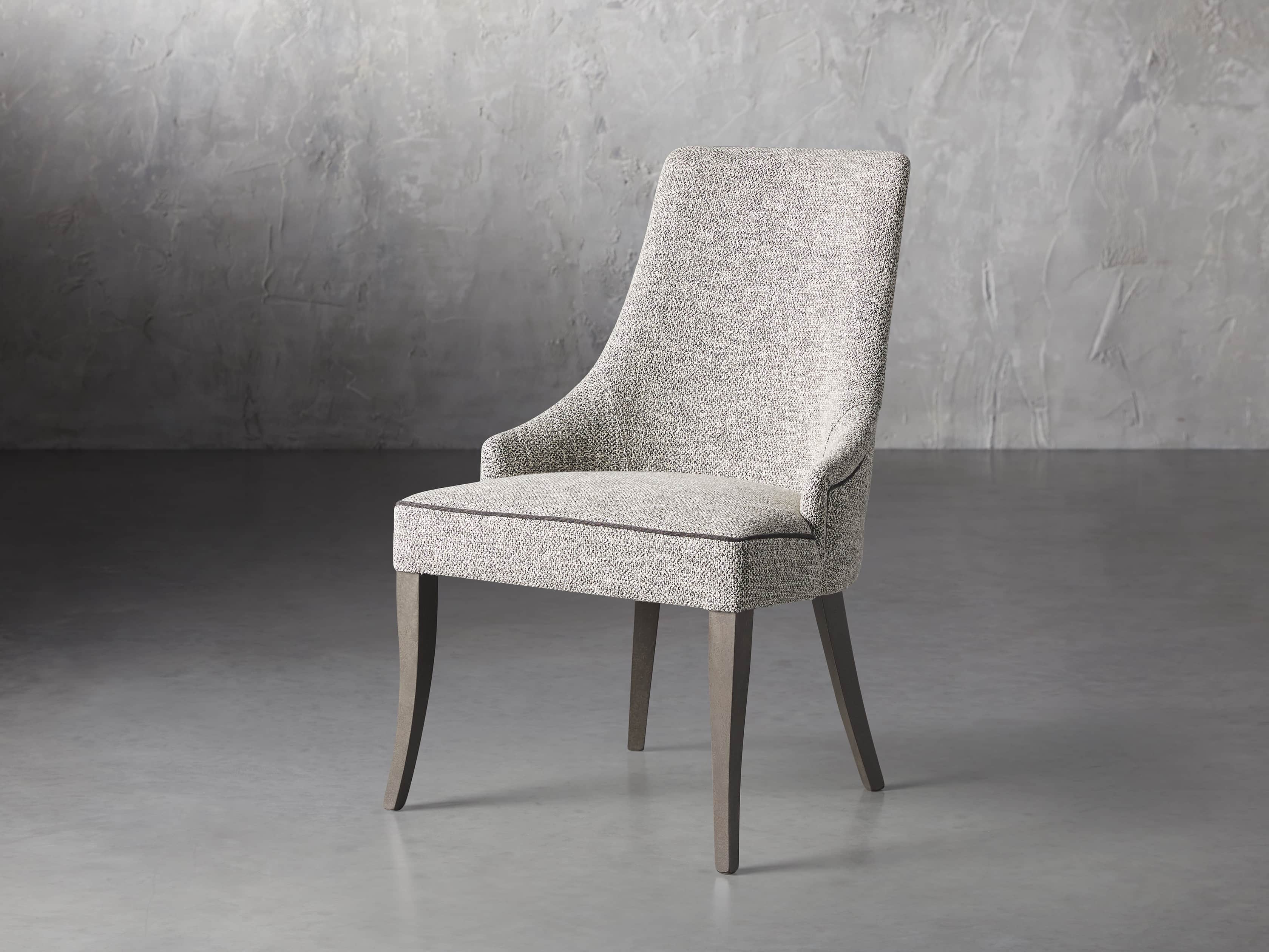 Elisa 23" Dining Chair in Funky Grey, slide 3 of 8
