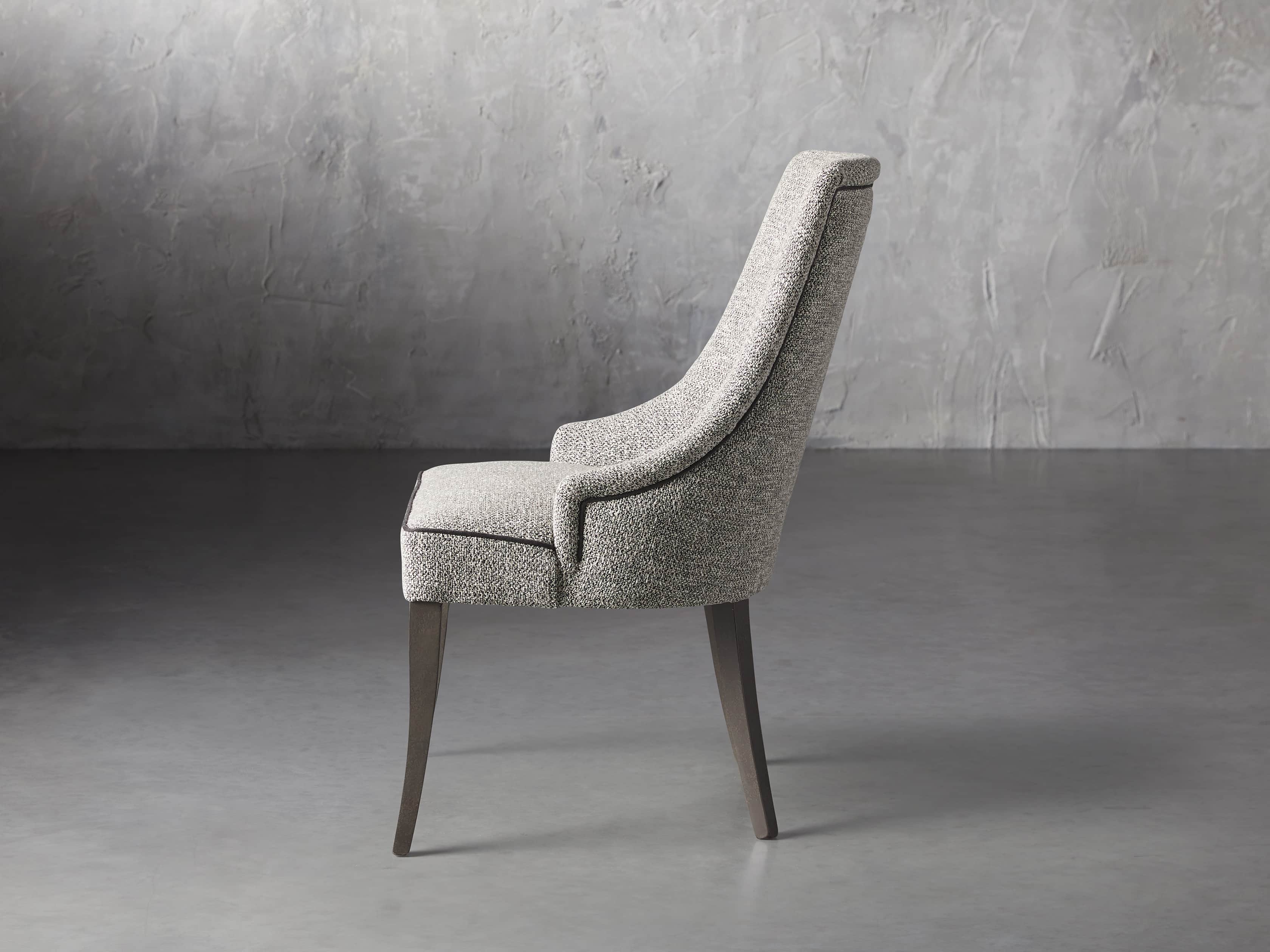 Elisa 23" Dining Chair in Funky Grey, slide 4 of 8