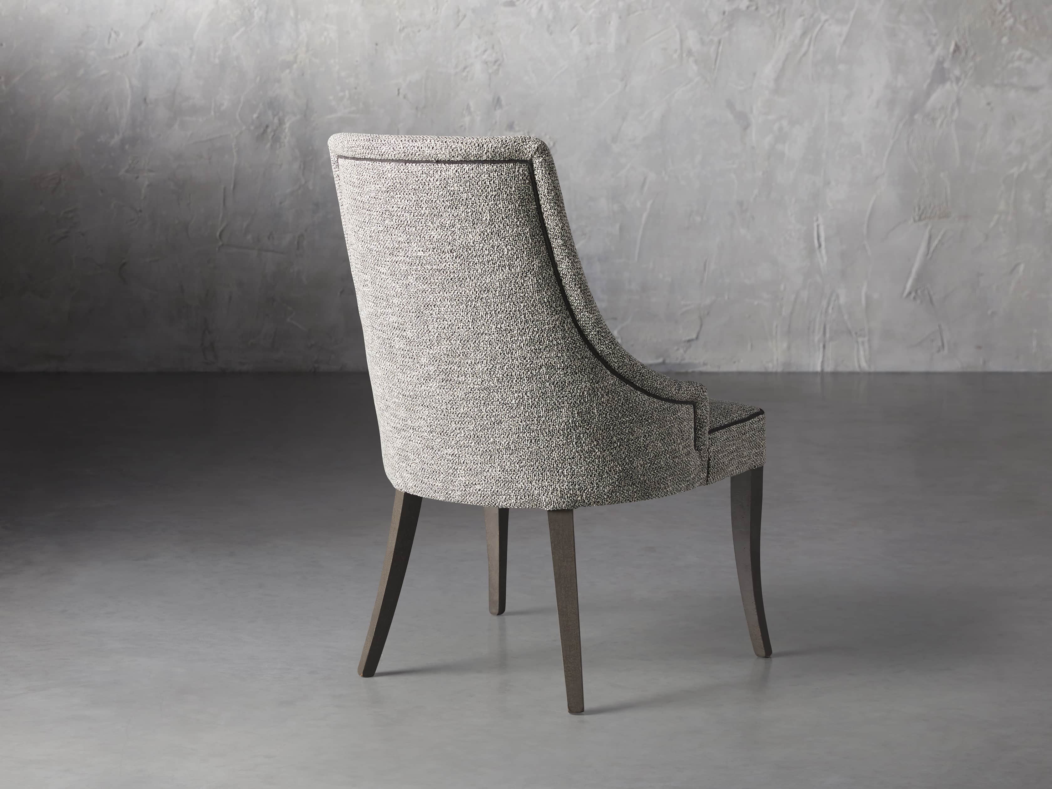 Elisa 23" Dining Chair in Funky Grey, slide 5 of 8
