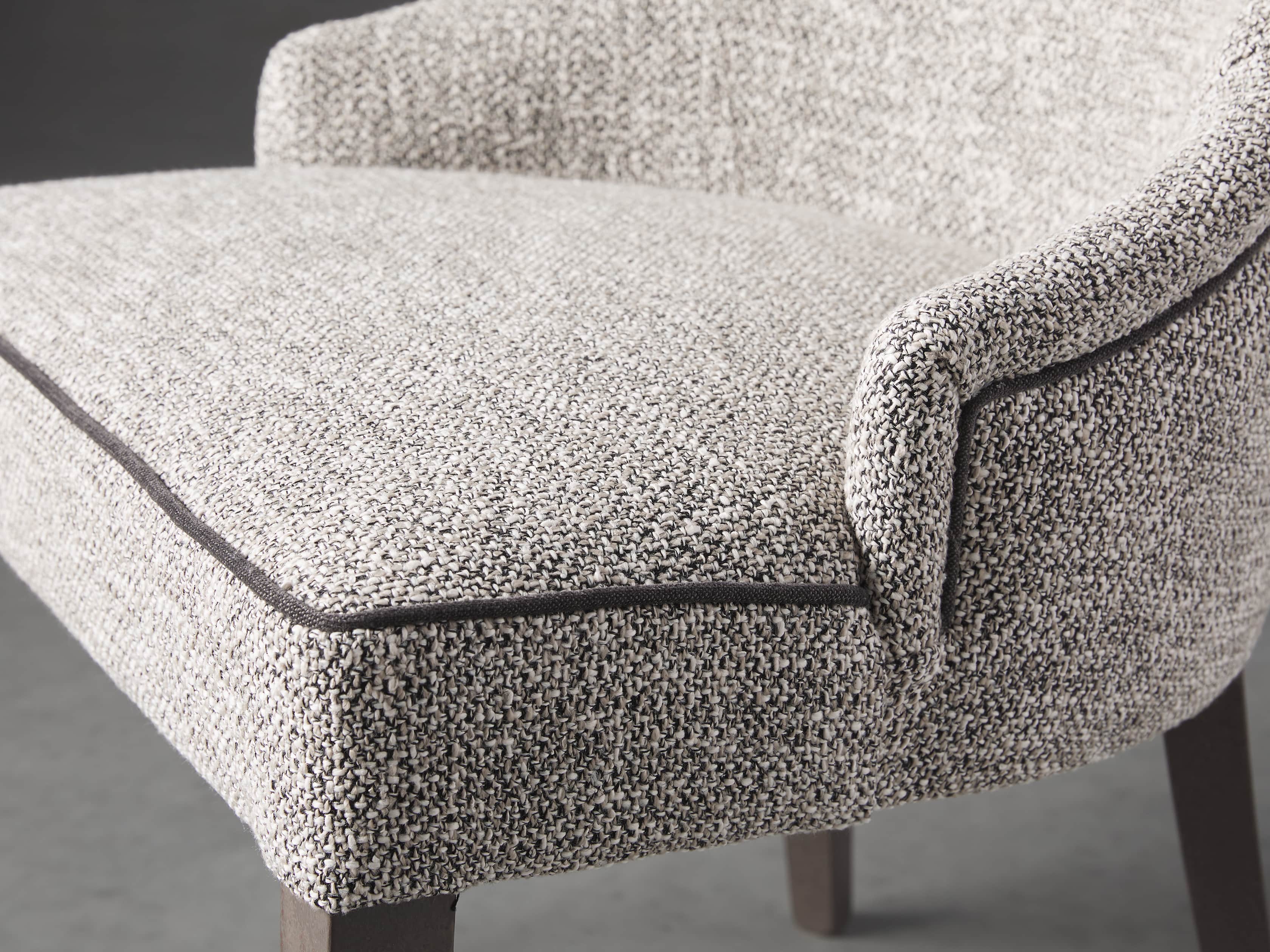 Elisa 23" Dining Chair in Funky Grey, slide 6 of 8