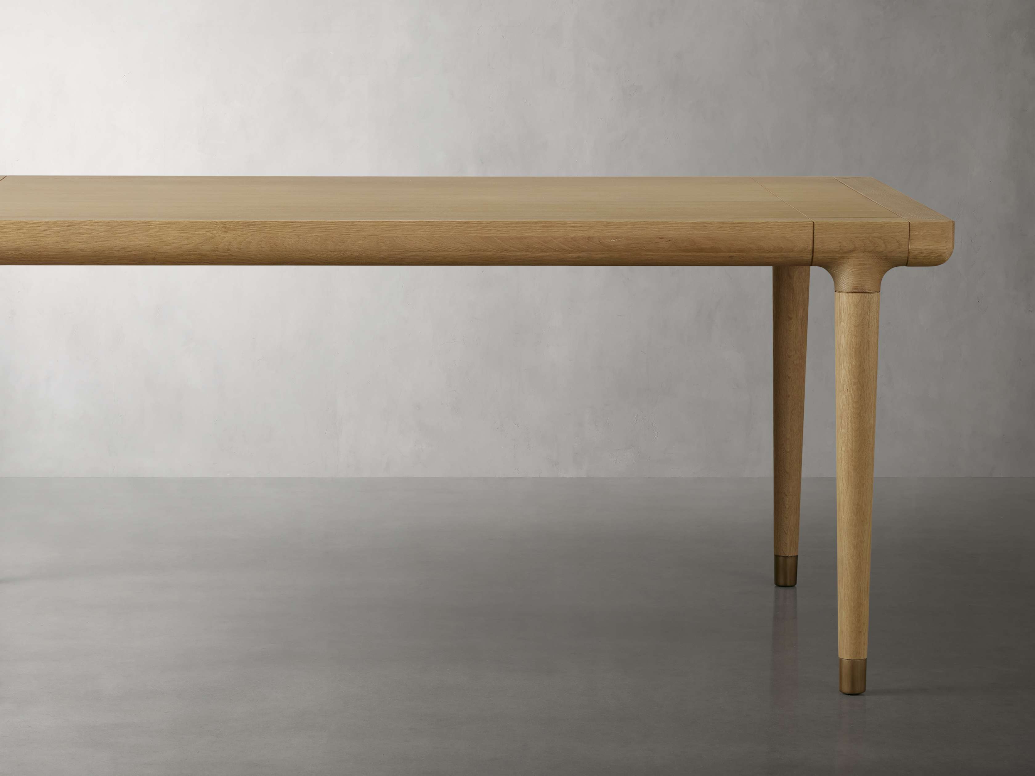 Eletta Dining Table in Wood 84 in Natural Arhaus