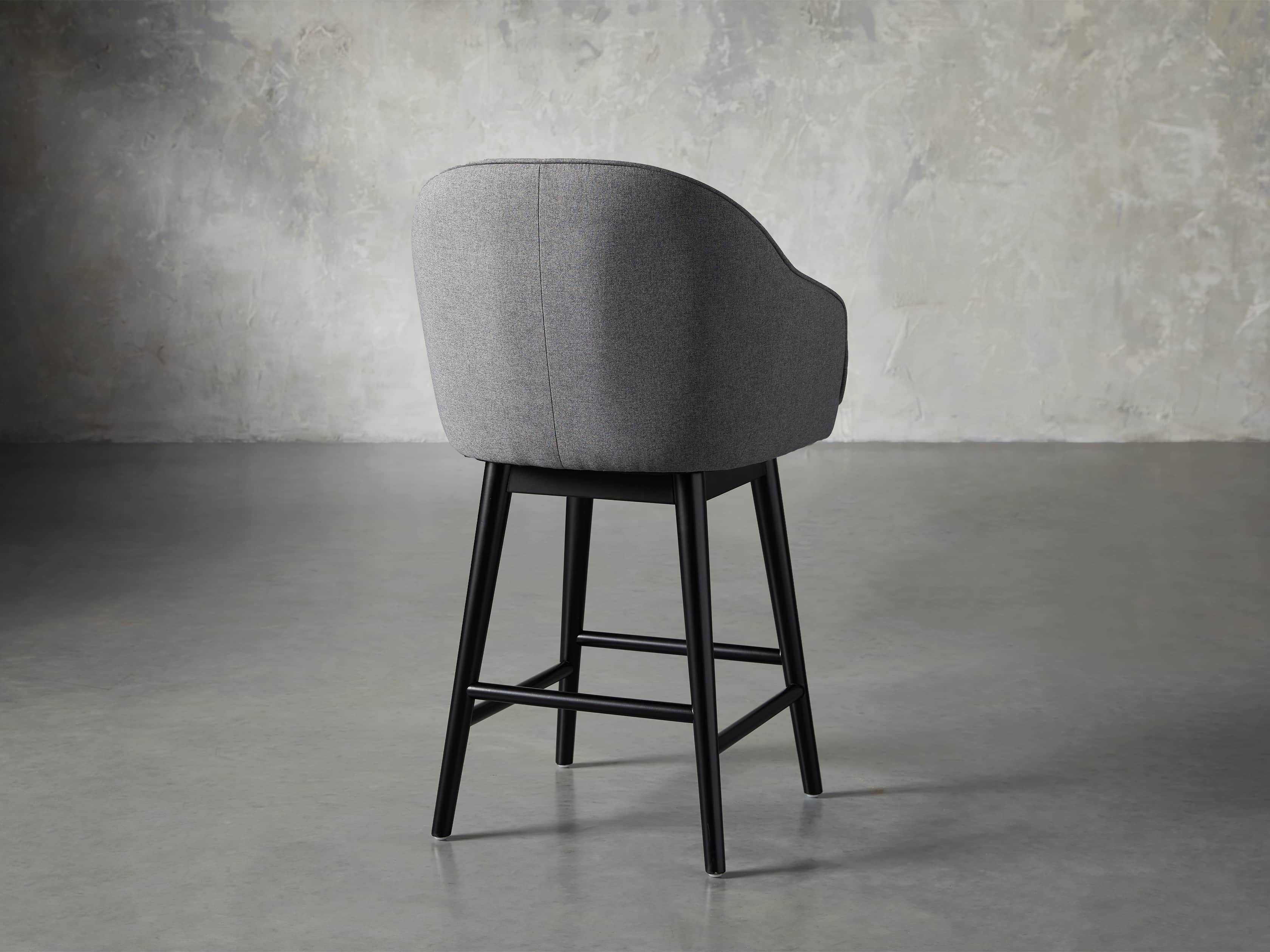 Emily 23" Swivel Counter Stool in Sunday Grey