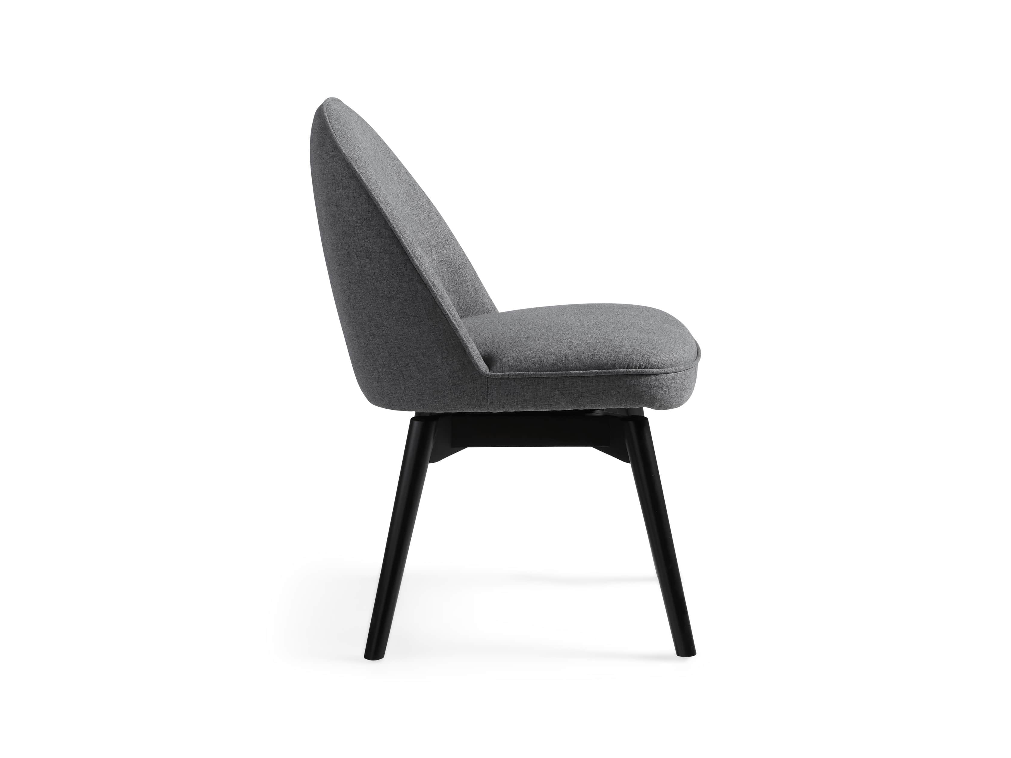 Emily Upholstered 21" Swivel Side Chair