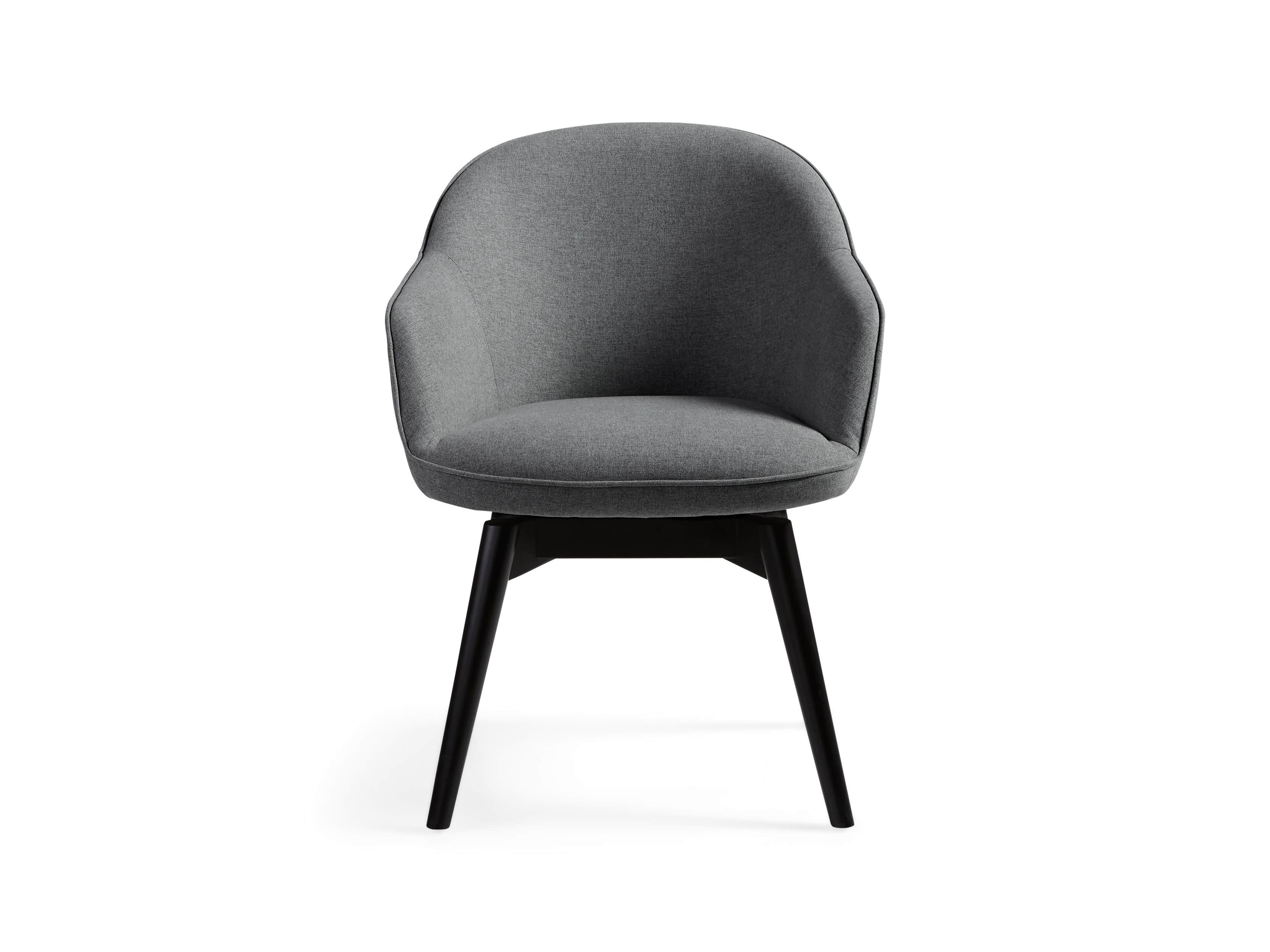 Emily Upholstered 23" Swivel Arm Chair