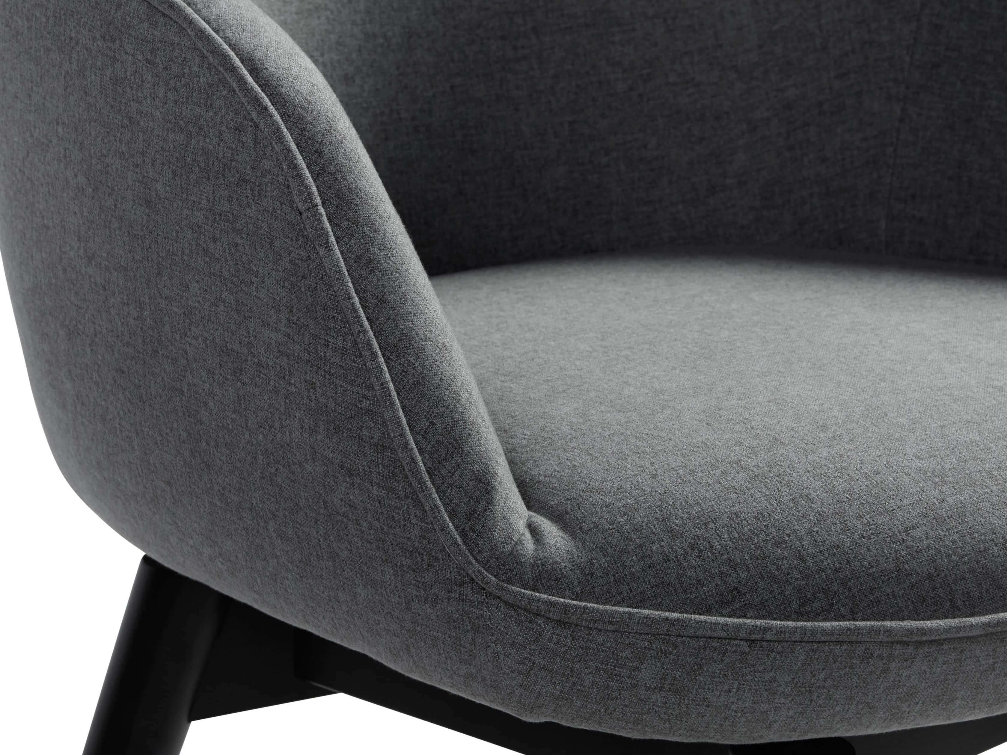 Emily Upholstered 23" Swivel Arm Chair