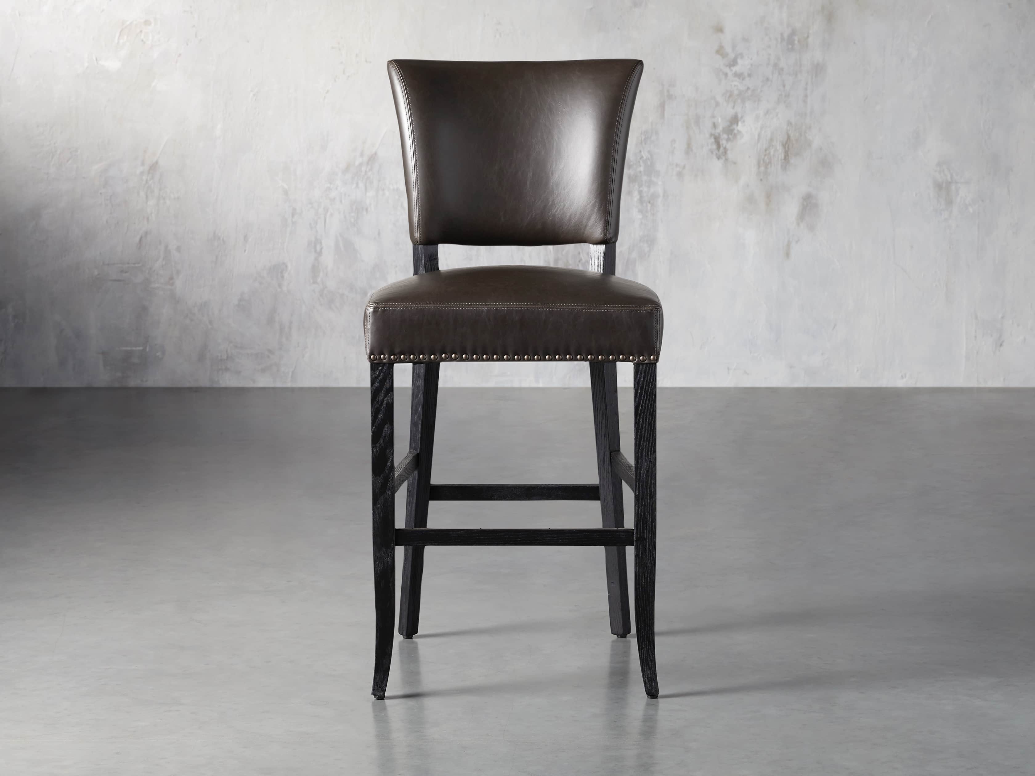 Fallyn 21" Faux Leather Barstool, slide 1 of 7