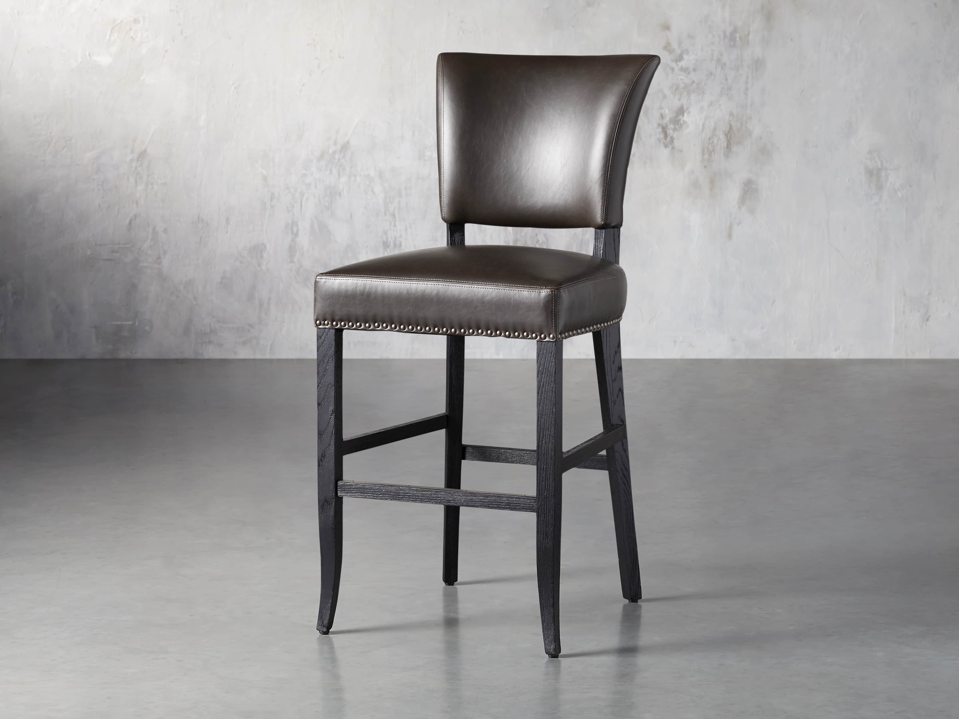 Fallyn 21" Faux Leather Barstool, slide 2 of 7