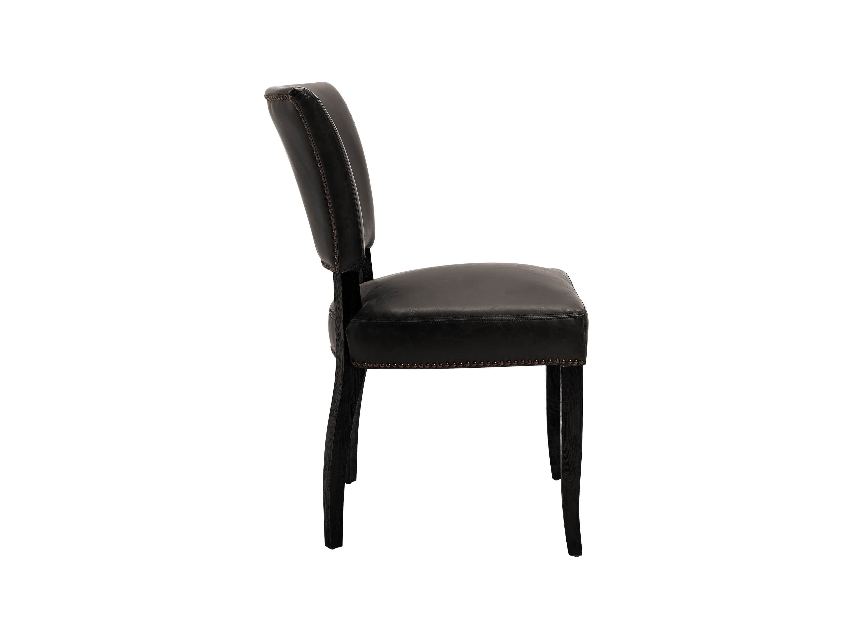 Fallyn Faux Leather Dining Side Chair Arhaus