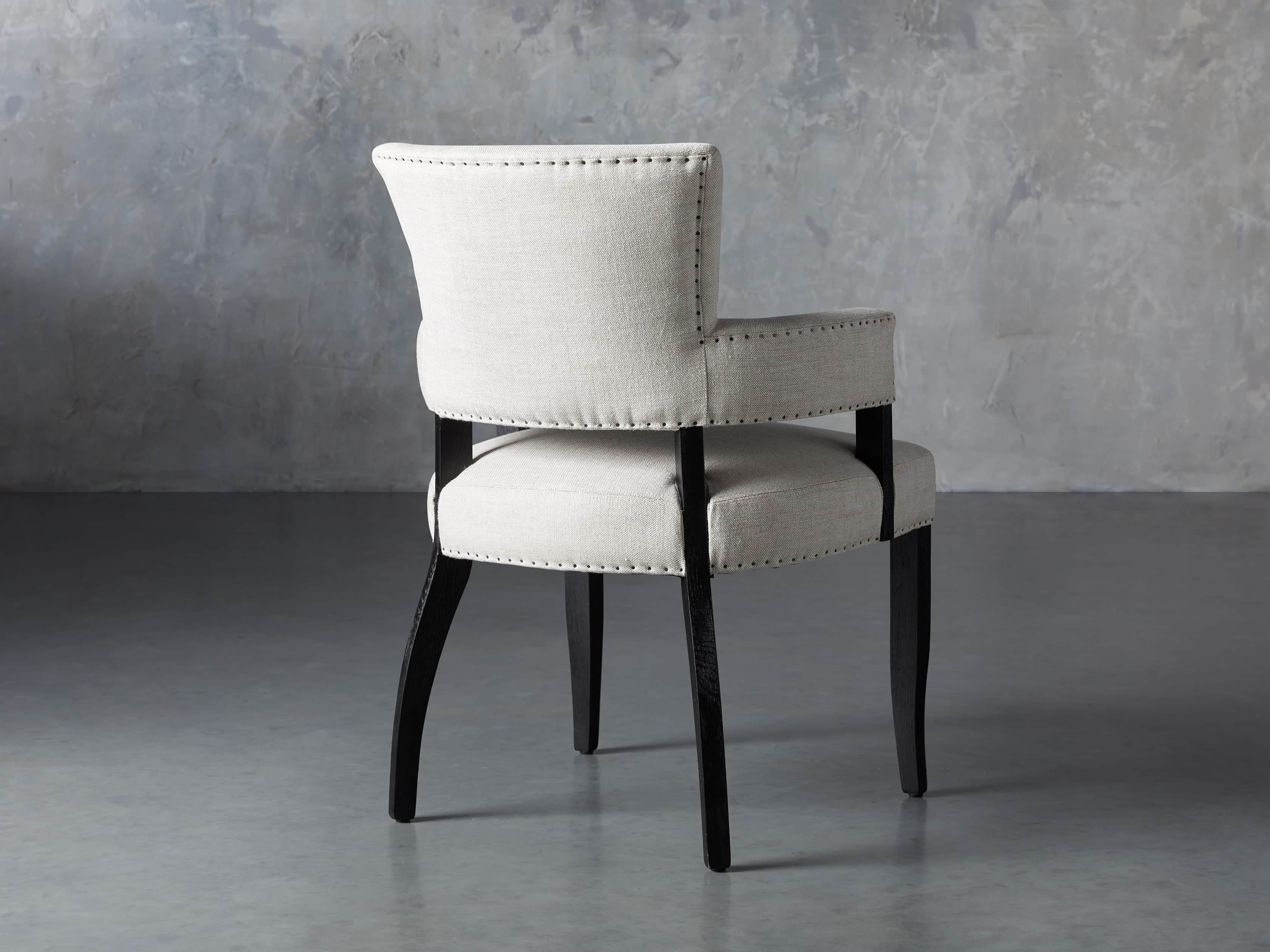 Fallyn 24" Dining Arm Chair in Linen Natural