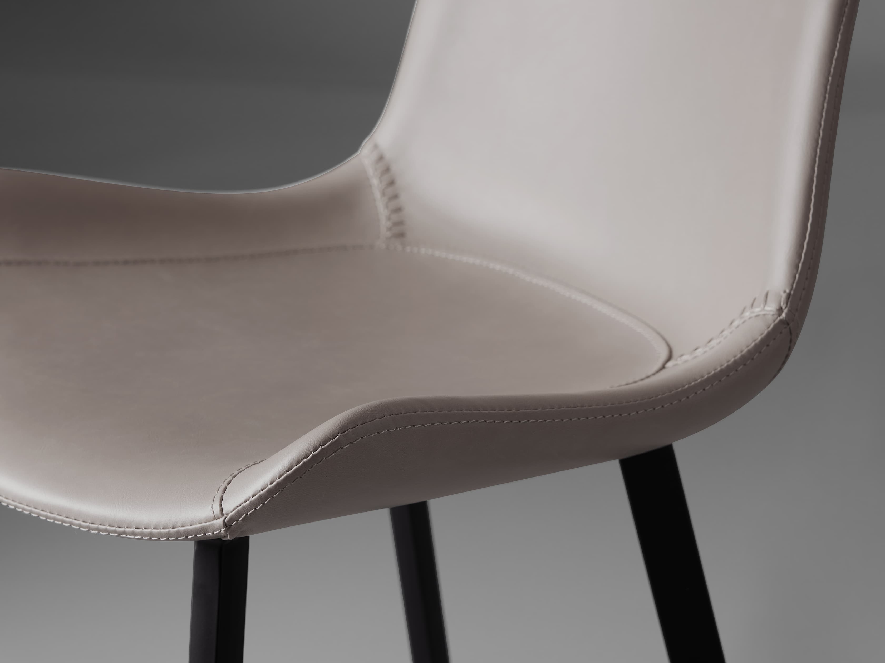 Gage Faux Leather Stool
