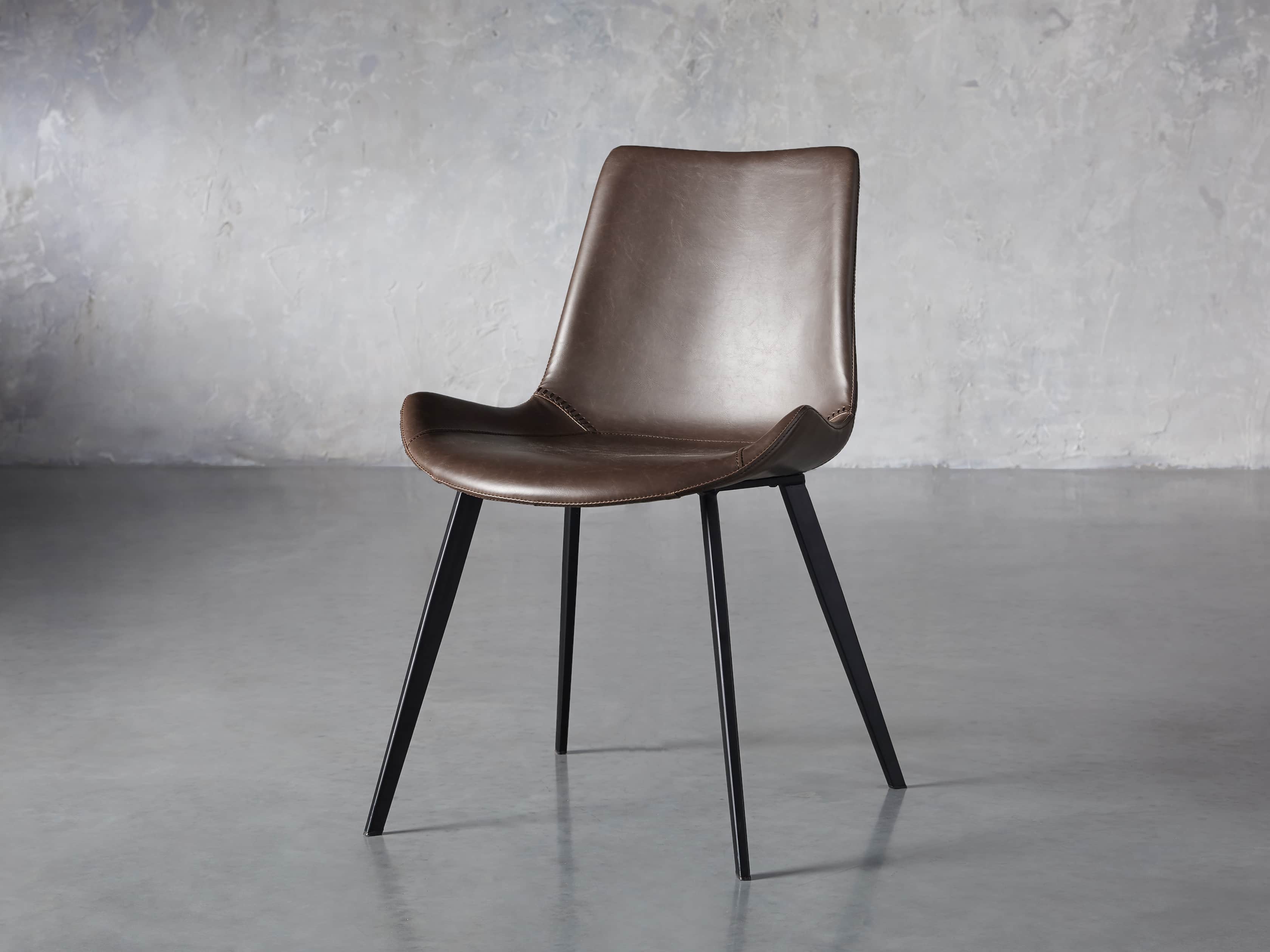 Gage Faux Leather Dining Chair Arhaus