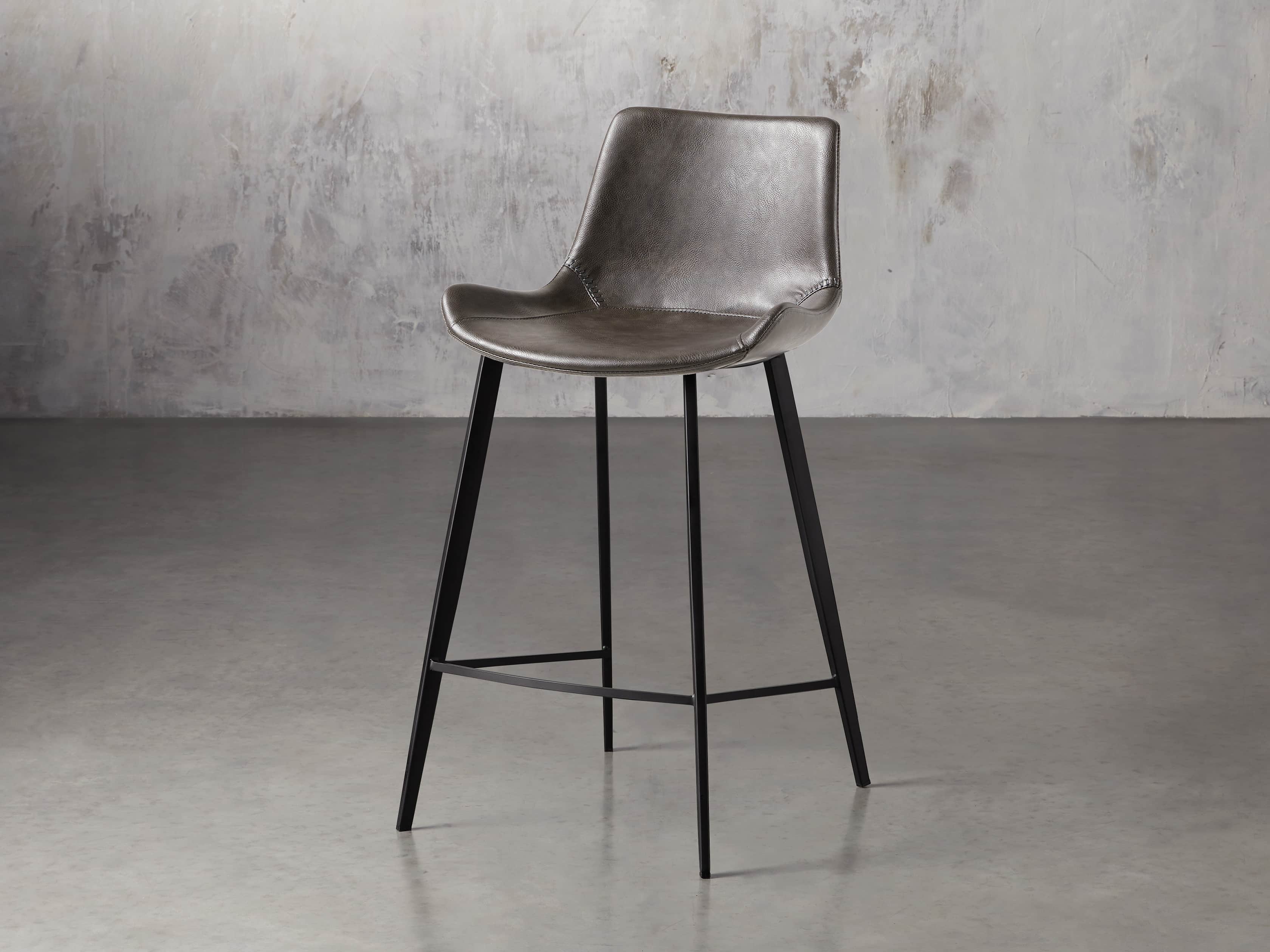 Gage Counter Stool in Carbon, slide 2 of 8