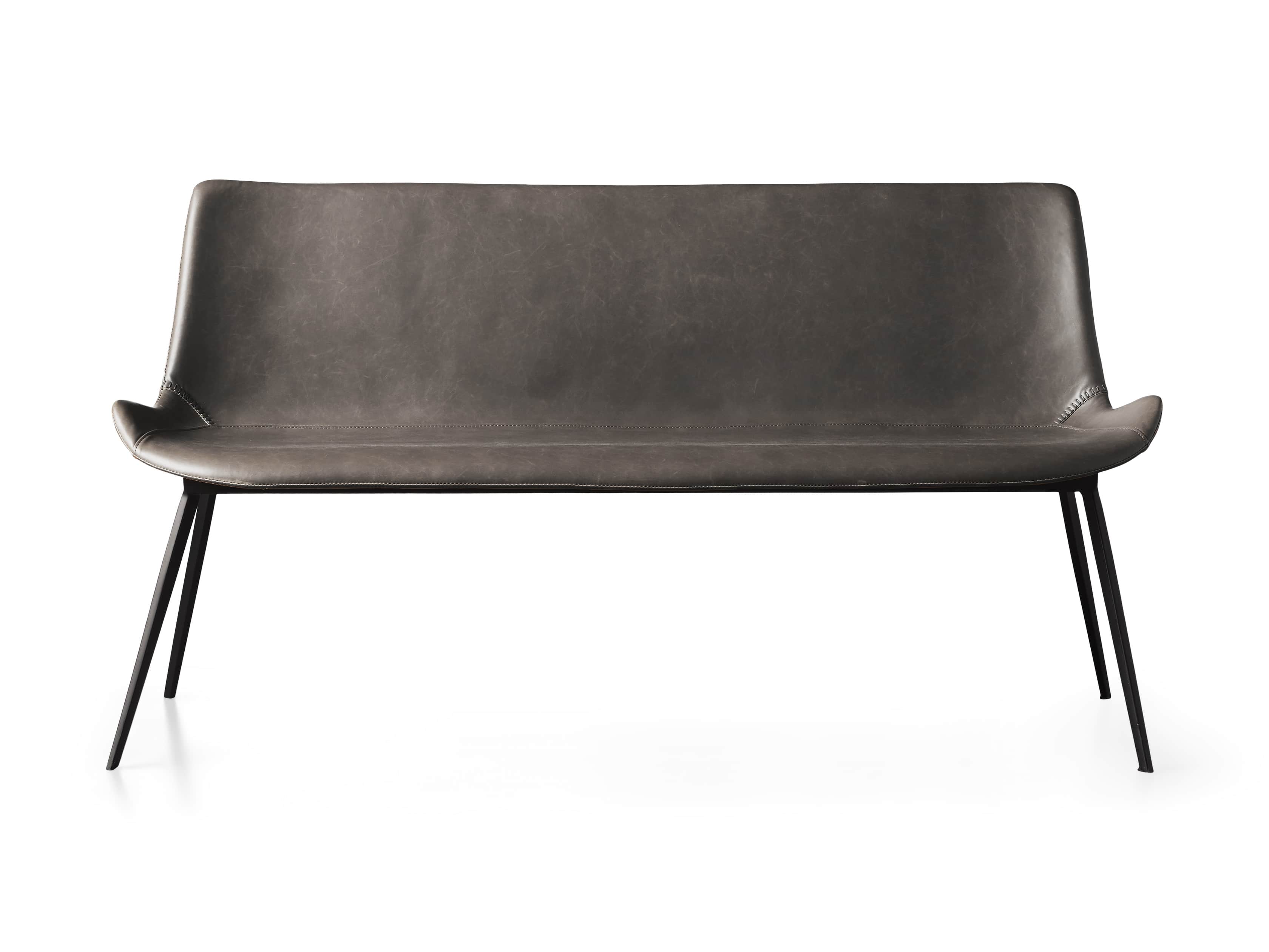 Gage Faux Leather Dining Bench | Arhaus