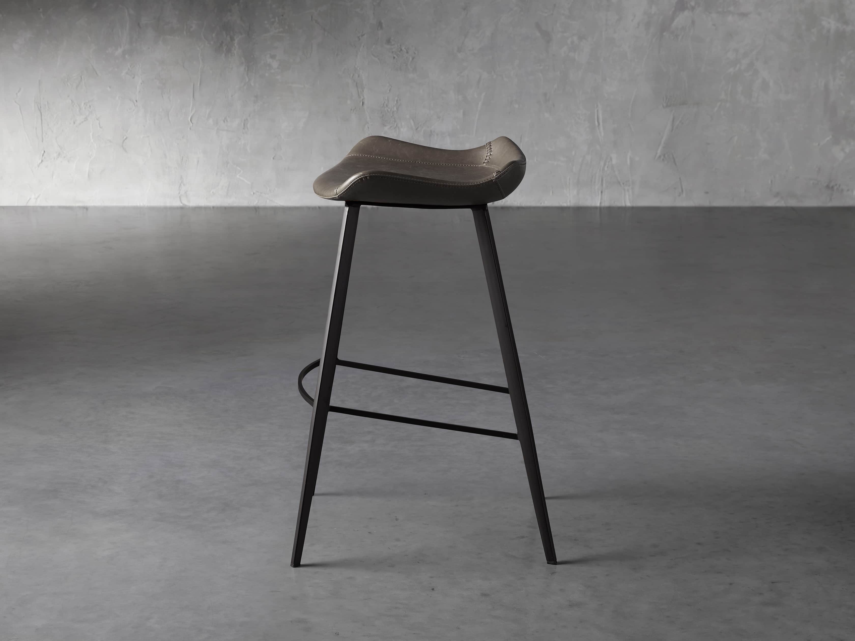 Gage Backless Bar Stool in Carbon, slide 3 of 7