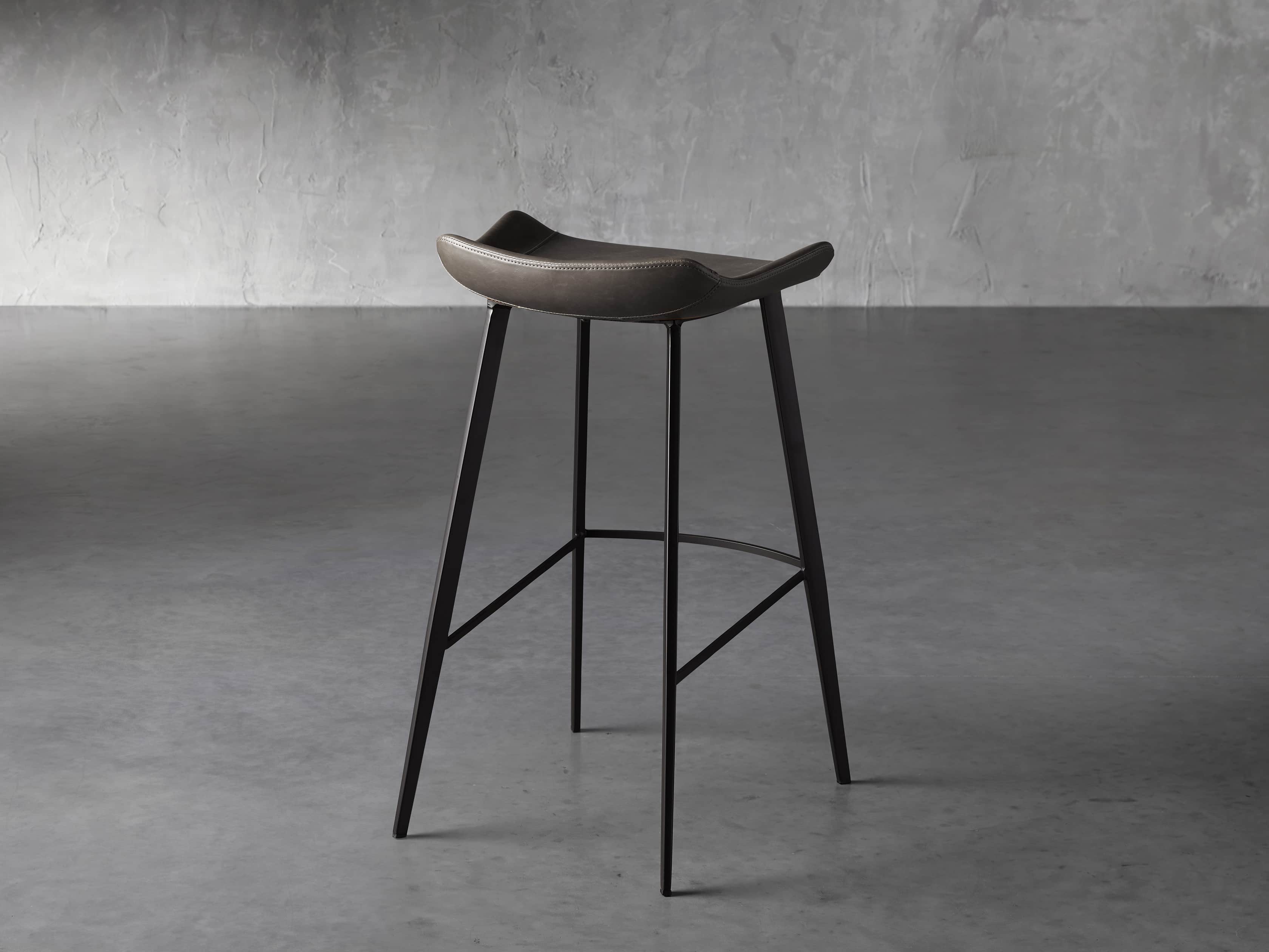 Gage Backless Bar Stool in Carbon, slide 4 of 7
