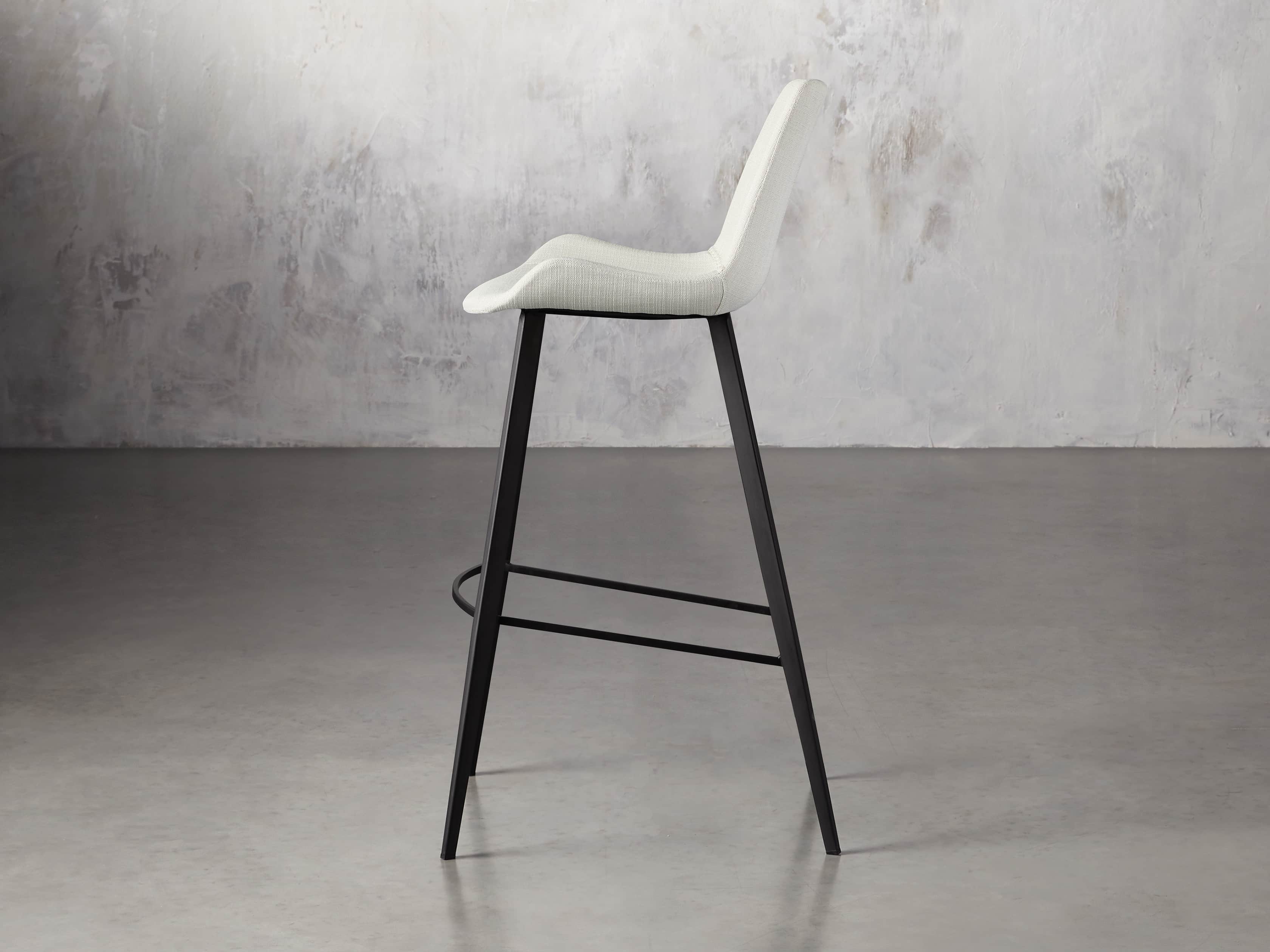 Gage Upholstered 20" Barstool in Fawn, slide 3 of 6