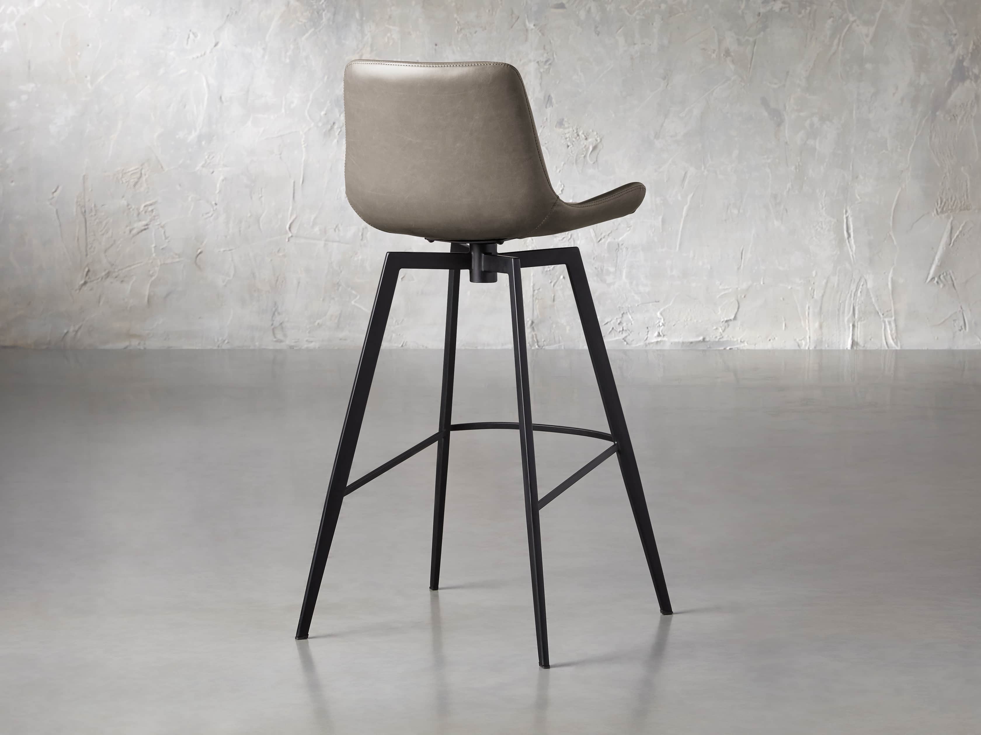 Gage 20" Swivel Bar Stool in Flint, slide 5 of 7