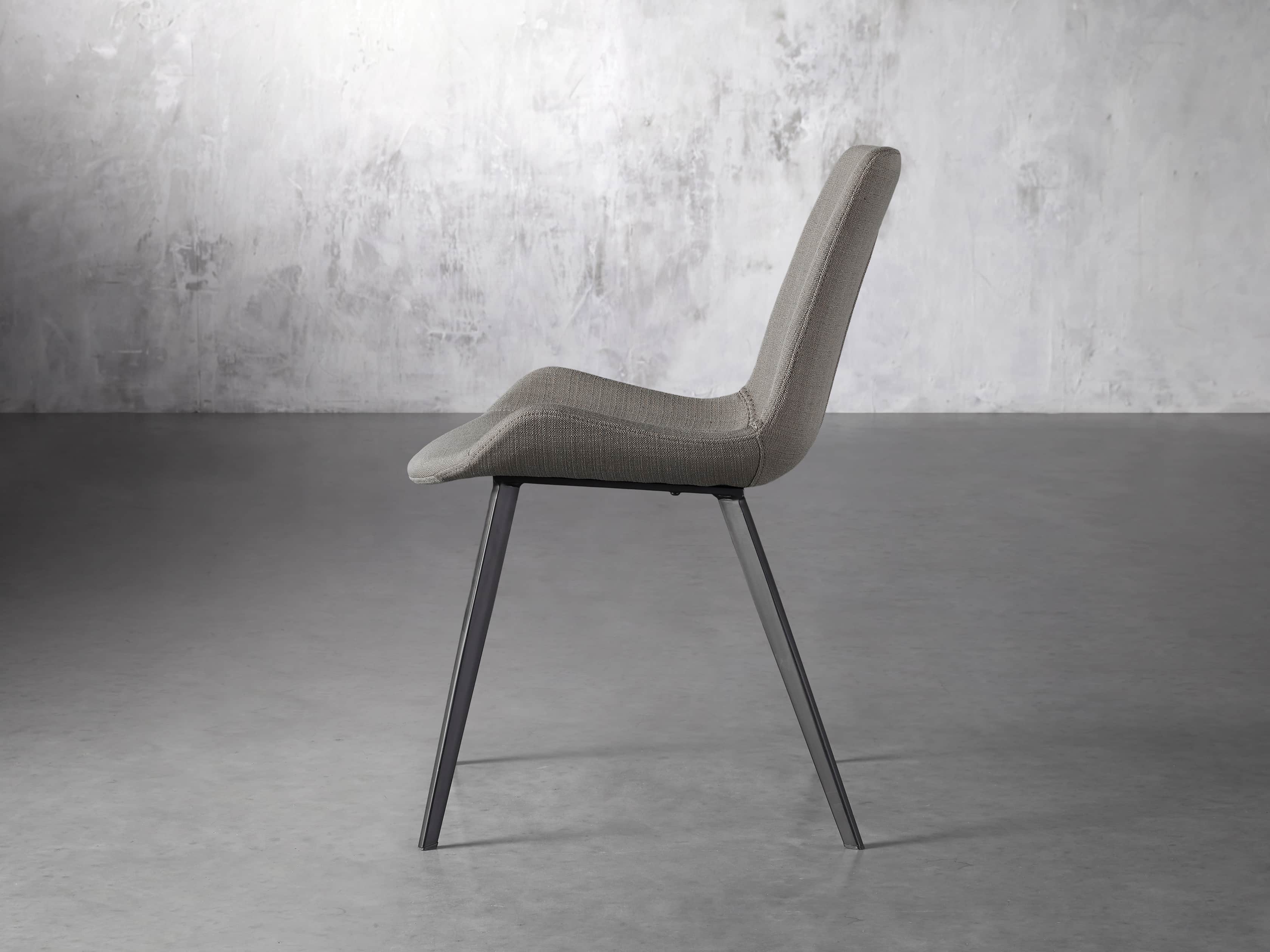 Gage Upholstered 20" Dining Side Chair in Khaki, slide 3 of 7