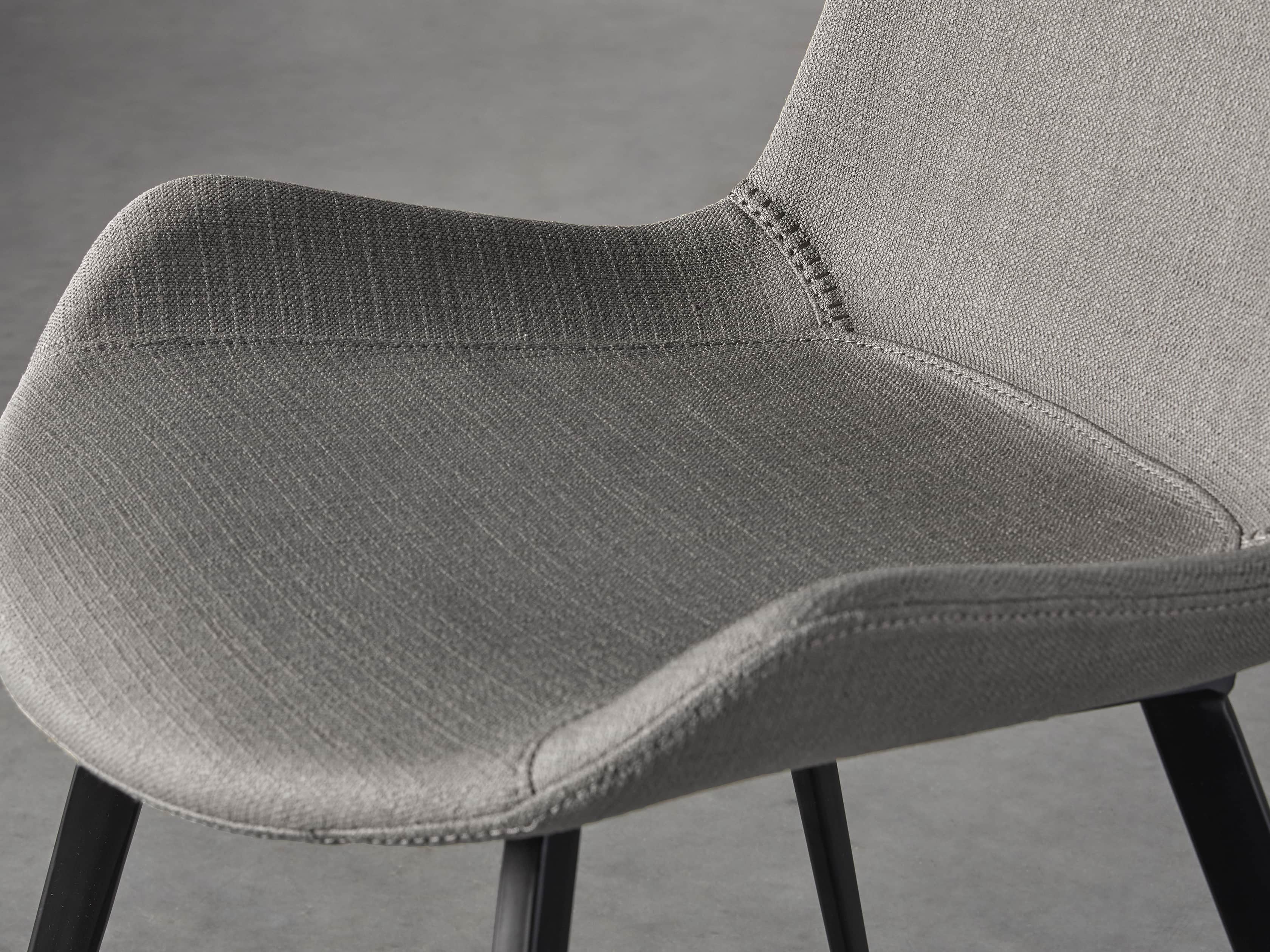 Gage Upholstered 20" Dining Side Chair in Khaki, slide 5 of 7