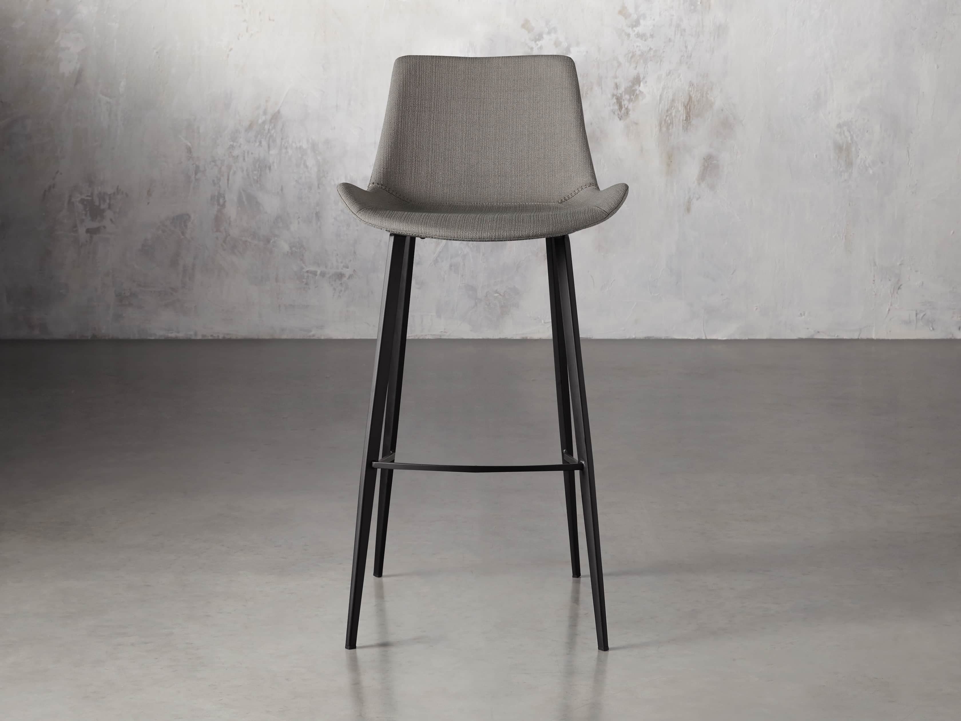 Gage Upholstered Barstool in Khaki, slide 1 of 6