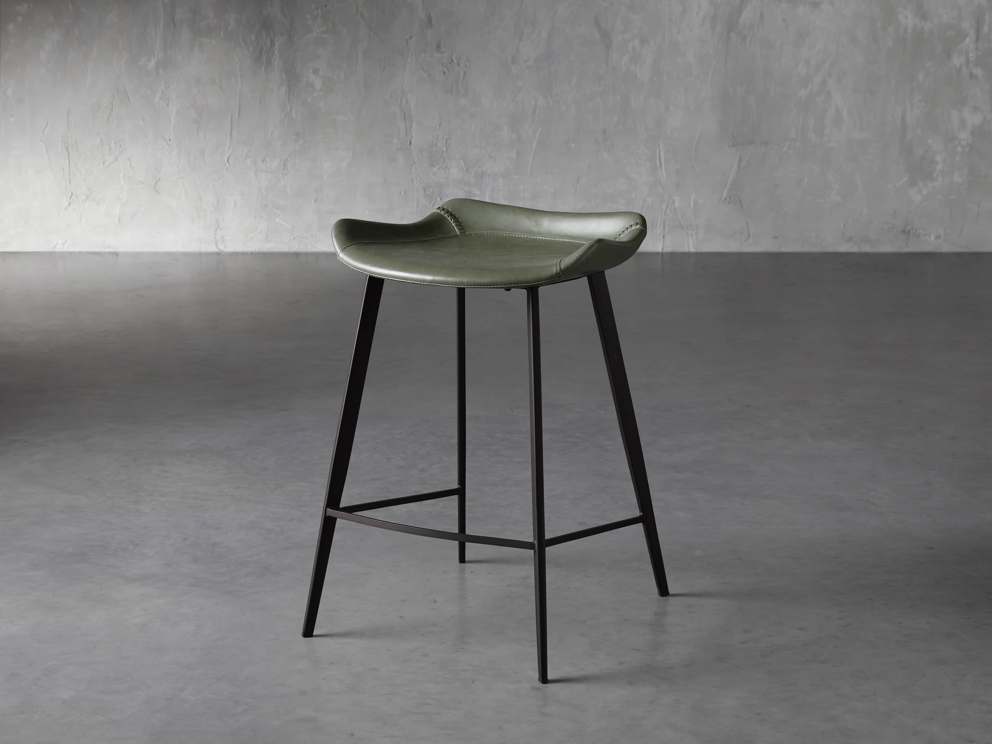 Gage Backless Counter Stool in Pine, slide 2 of 7