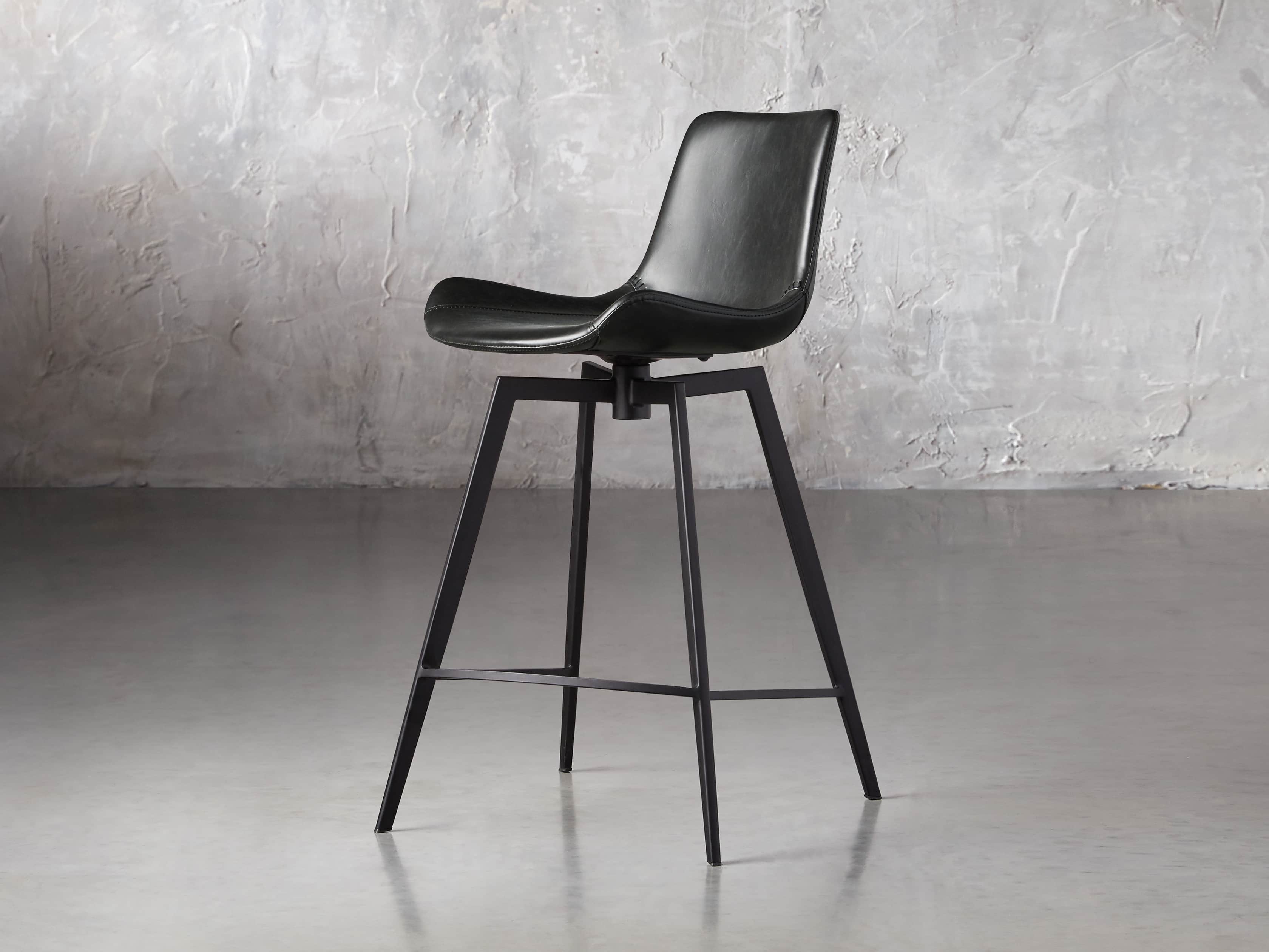 Gage 20" Swivel Counter Stool in Raven, slide 4 of 8