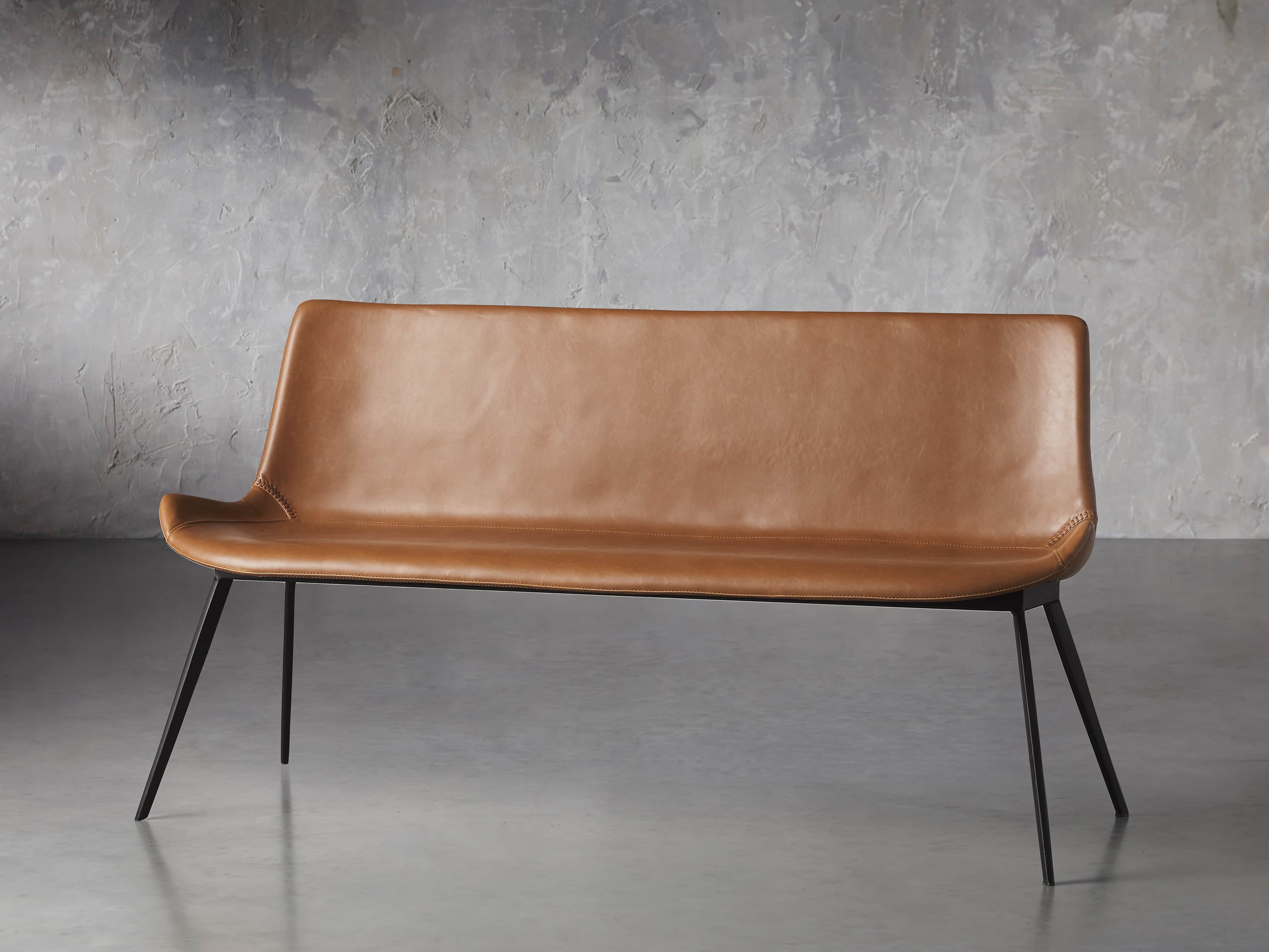 Gage 60" Bench in Tanner, slide 2 of 5